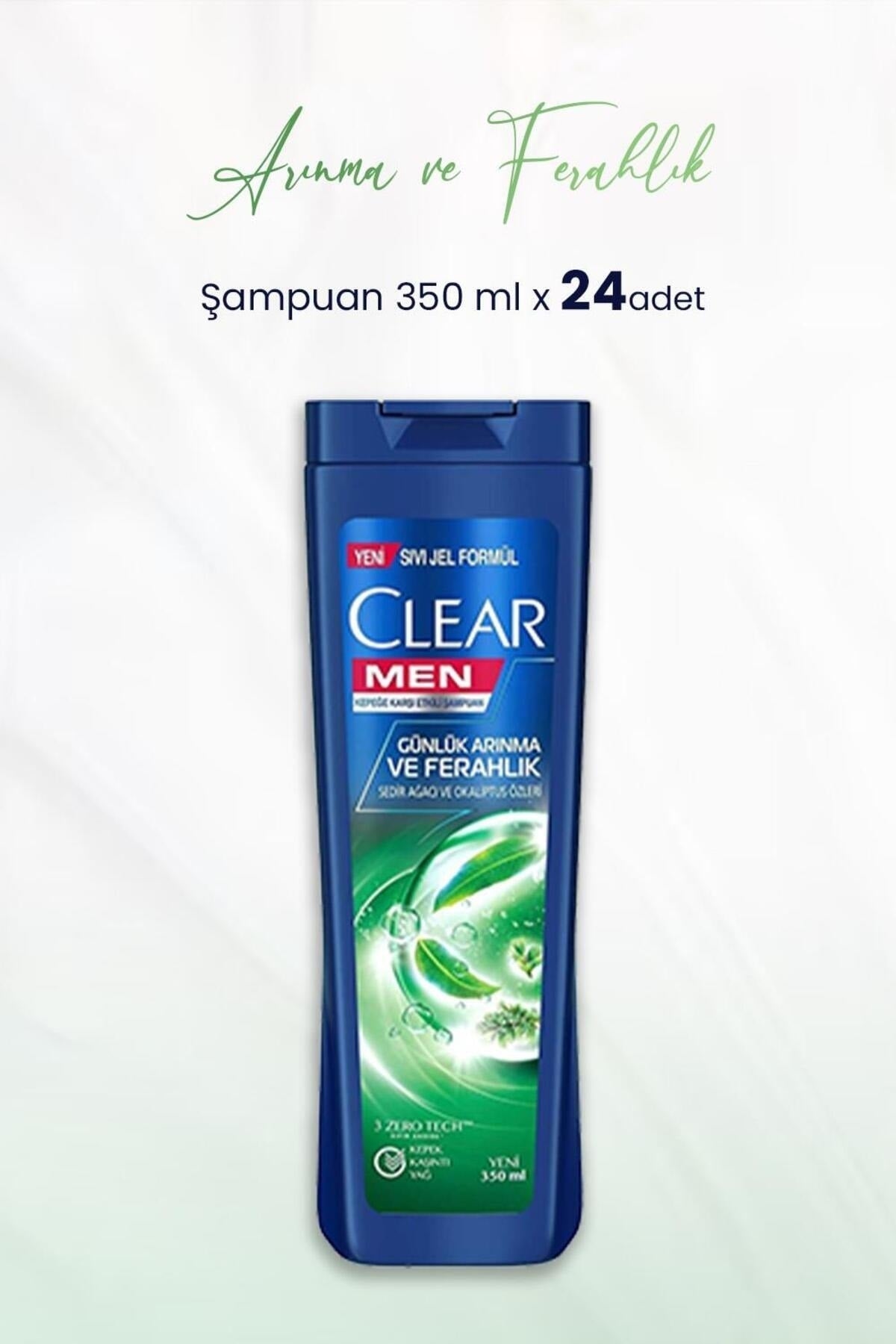 Men Şampuan Günlük Arınma ve Ferahlık 350 ml x 24 Adet