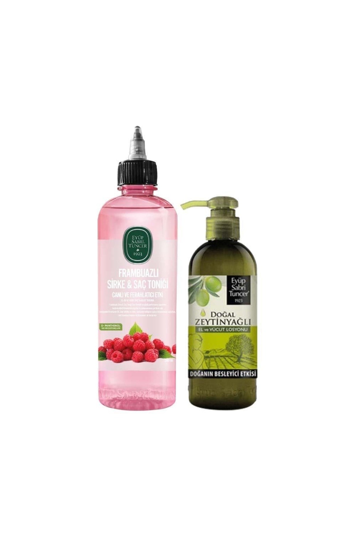 Frambuazlı Sirke & Saç Toniği 500 Ml Ve Zeytinyağlı Vücut Losyonu
