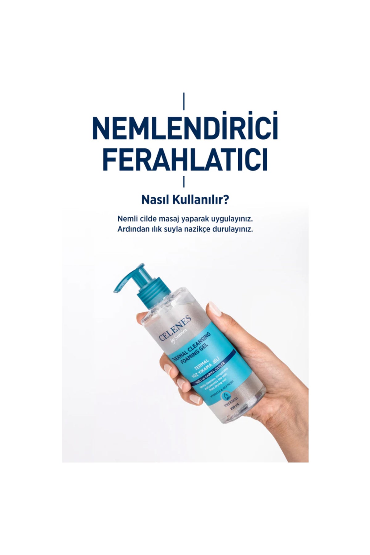 Termal Yüz Yıkama Jeli Yağlı Ve Karma Ciltler.