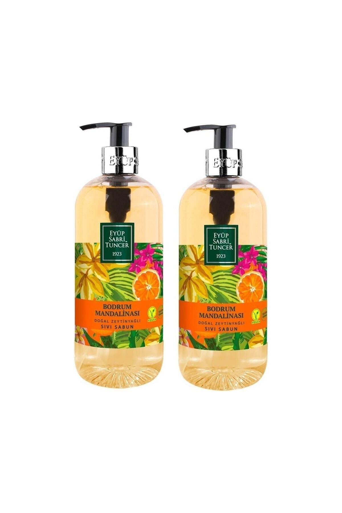 Est Bodrum Mandalinası 500ml 2 Adet Doğal Zeytinyağlı Sıvı Sabun