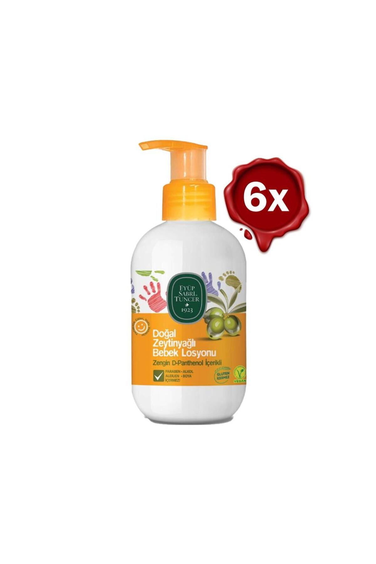 Doğal Zeytinyağlı Bebek Losyonu 280 ml x 6