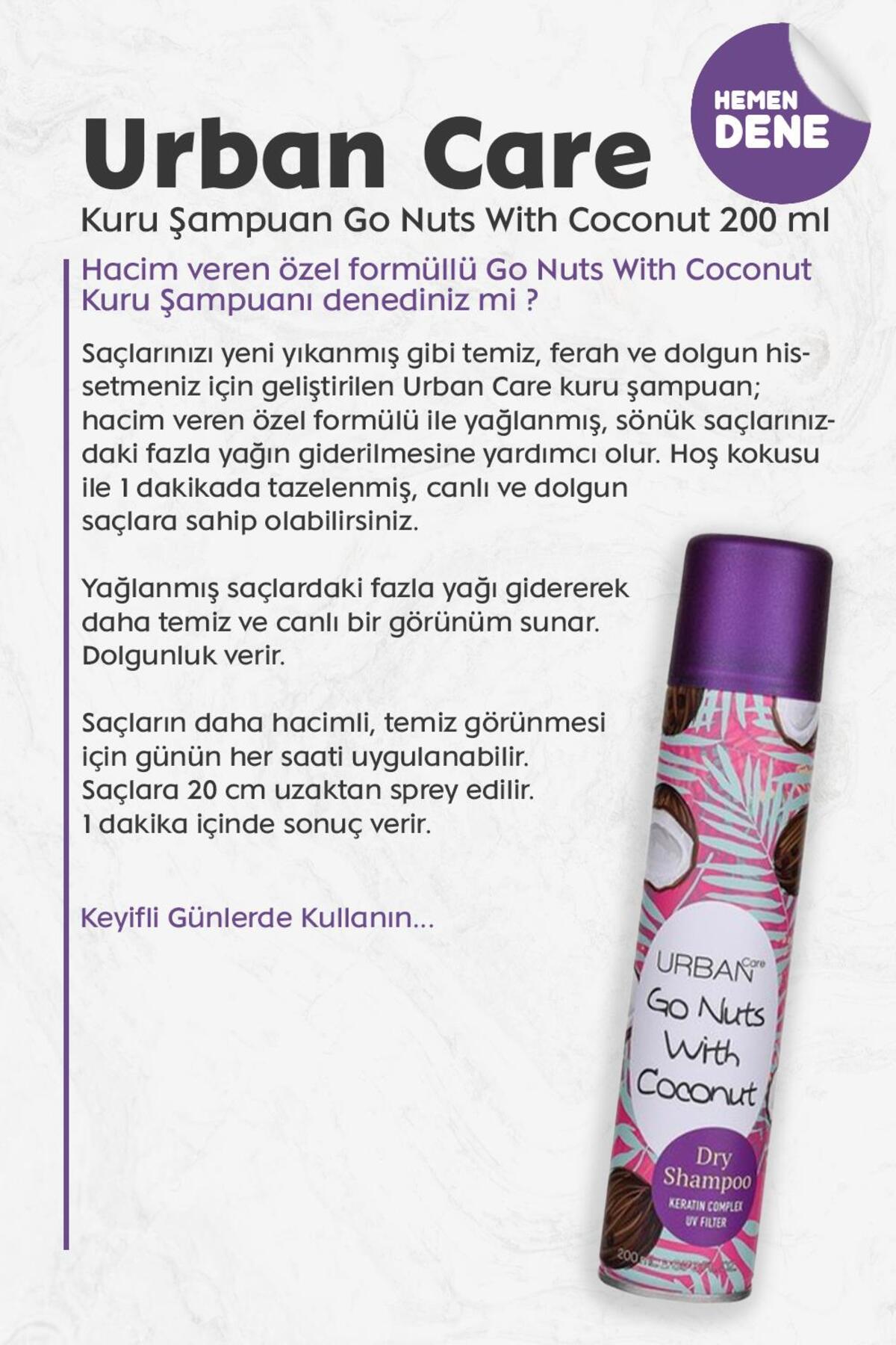 Kuru Şampuan Go Nuts With Coconut 200 ml
