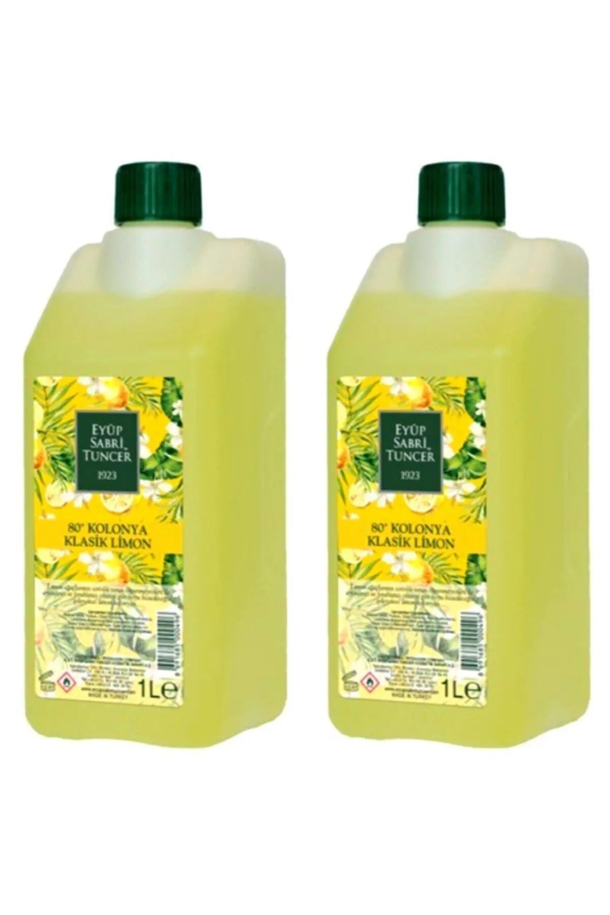 Litrelik Bidon Limon Kolonyası 1000ml X 2 Adet /