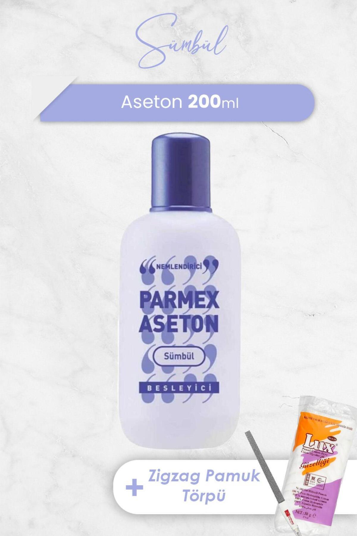 Aseton Sümbül Mor 200 ml, Zigzag Pamuk 50 gr ve Tırnak Törpüsü