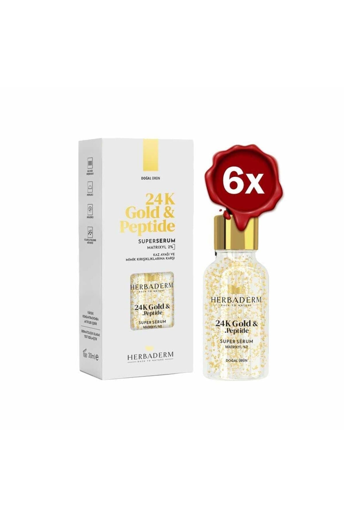 Super Serum 24k Gold & Peptide 30 Ml X 4