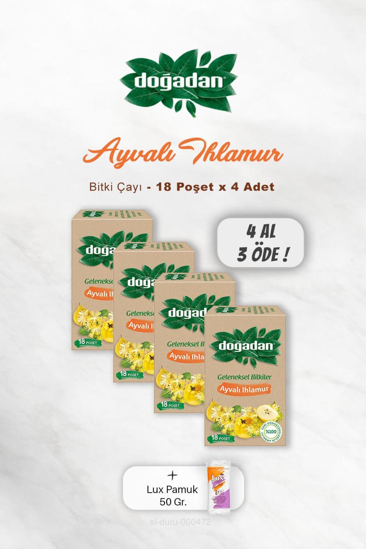 4 AL 3 ÖDE Ayvalı Ihlamur Çay 18'li, Pamuk