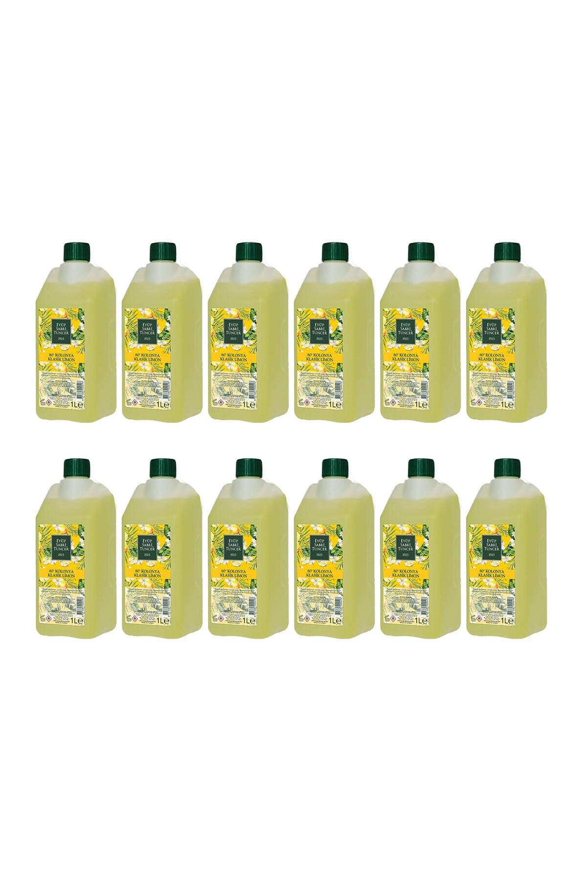 Klasik Limon Kolonyası Yedek Şişe 1 Litre x 12 Adet