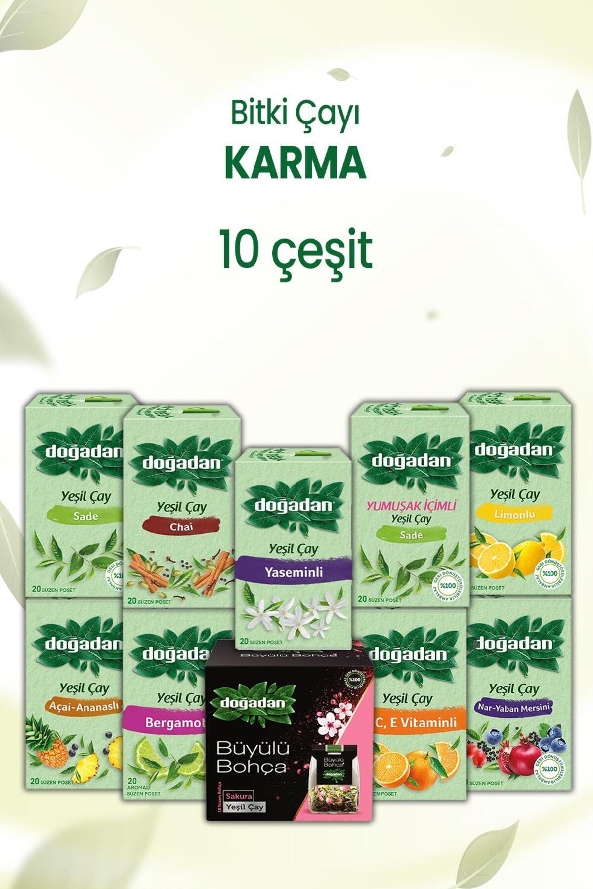 Karma Poşet Çay 10 Çeşit