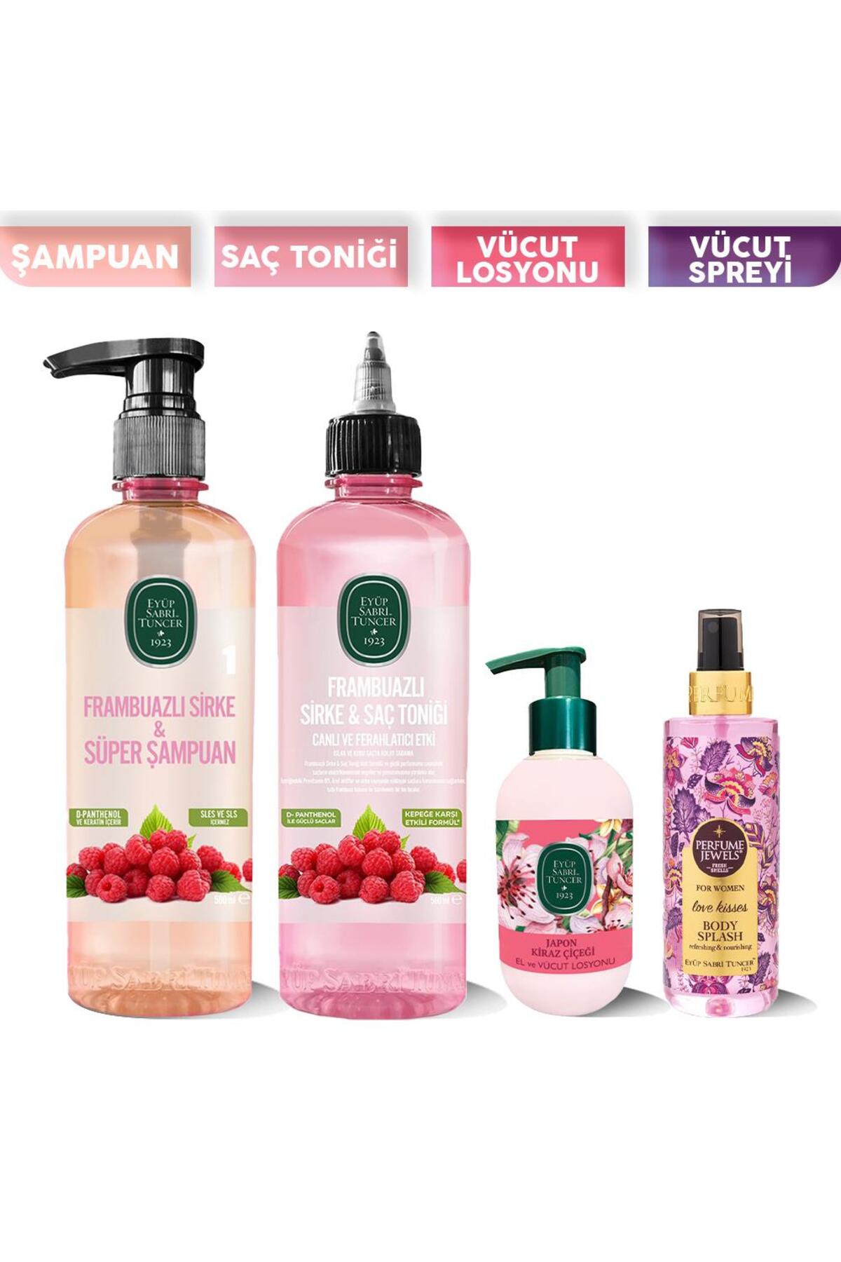 Frambuazlı Set, Japon Kiraz Losyonu Ve Vücut Spreyi