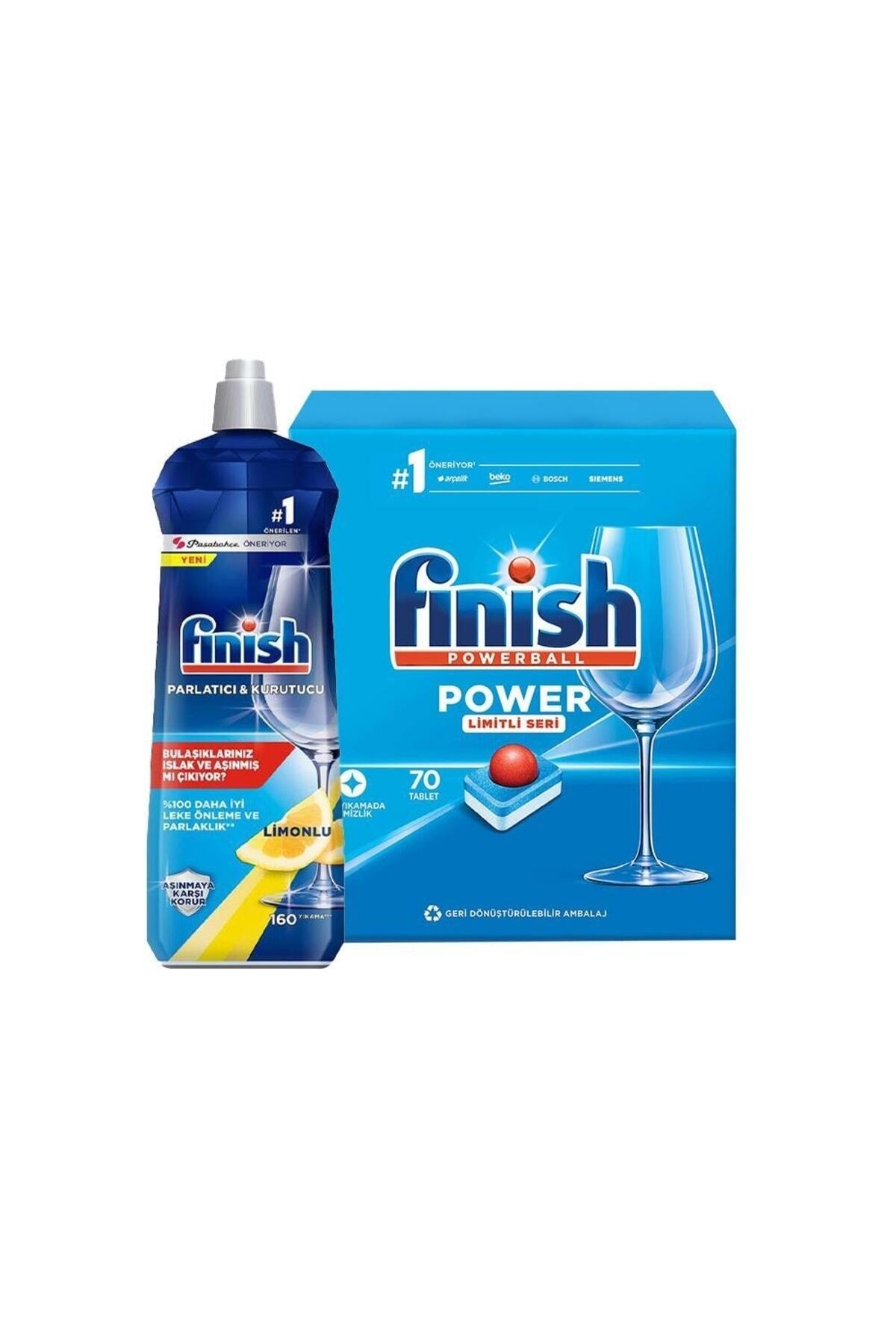 Bulaşık Tableti Limitli Seri 70' Li Ve Parlatıcı Limonlu 800 ml