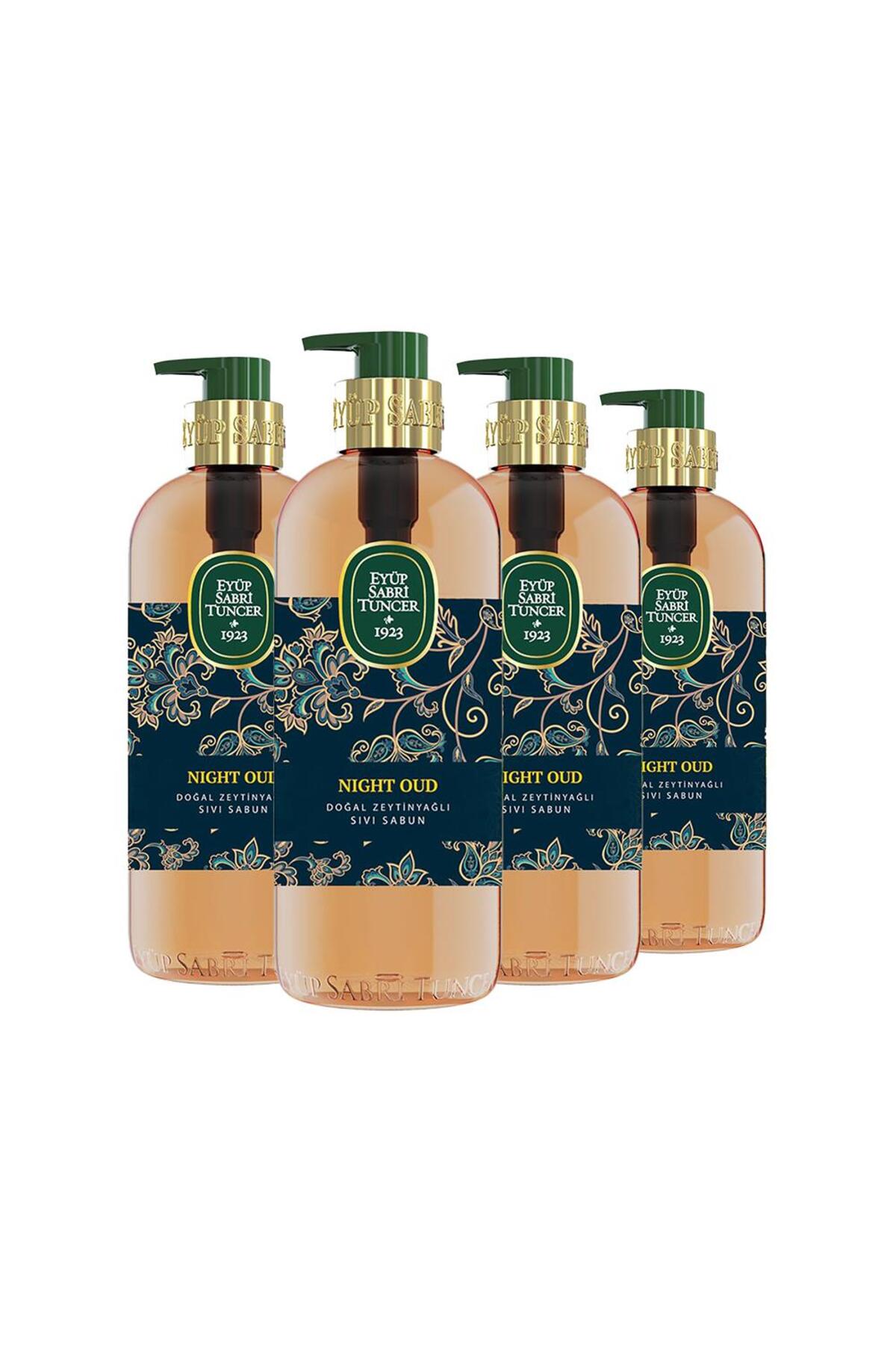Night Oud Doğal Zeytinyağlı Sıvı Sabun 500 ml x 4