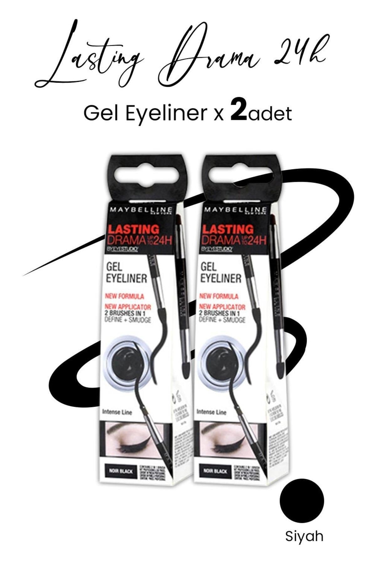 Lasting Drama 24H Gel Eyeliner Siyah x 2 adet