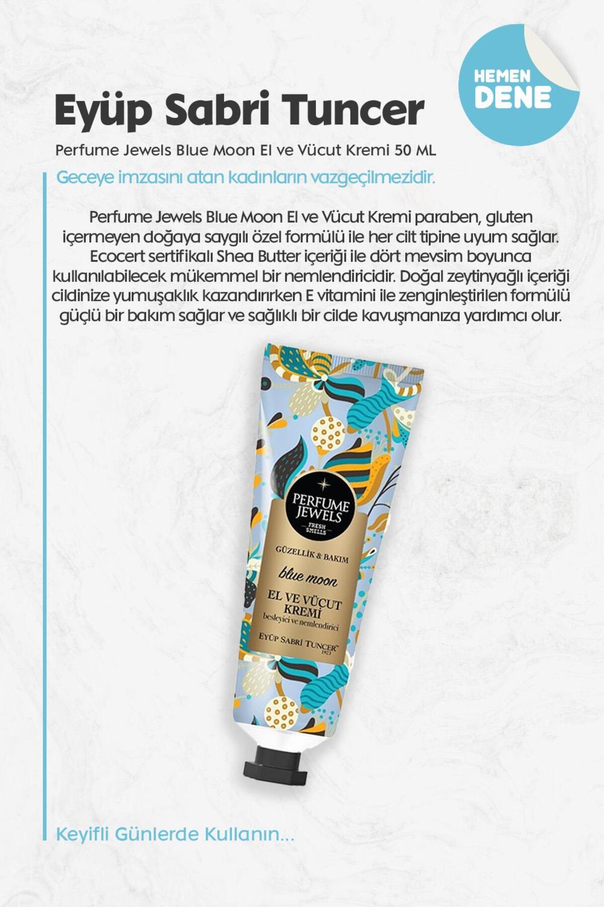 Perfume Jewels Blue Moon El ve Vücut Kremi 50 ML