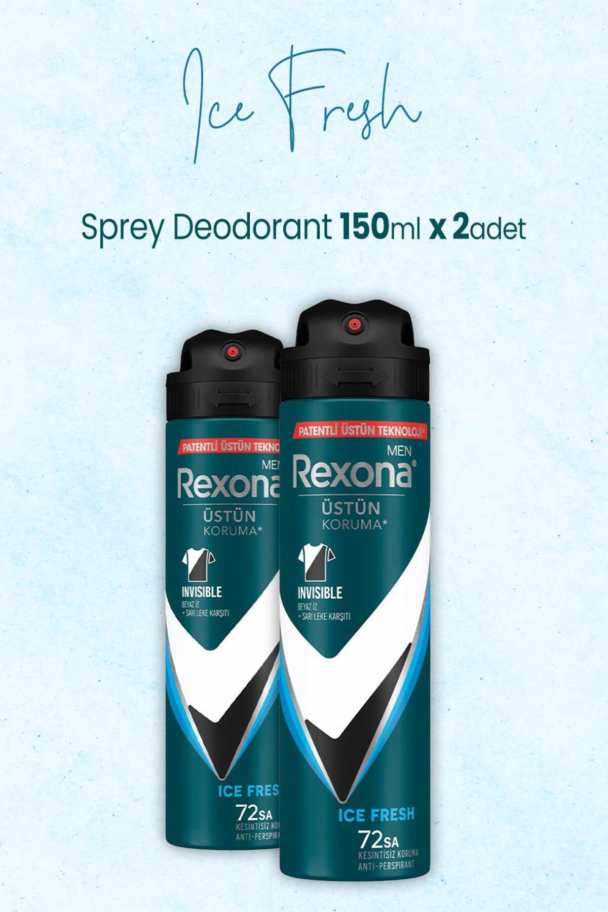 Men Sprey Deodorant Ice Fresh 150 ml x 2 Adet