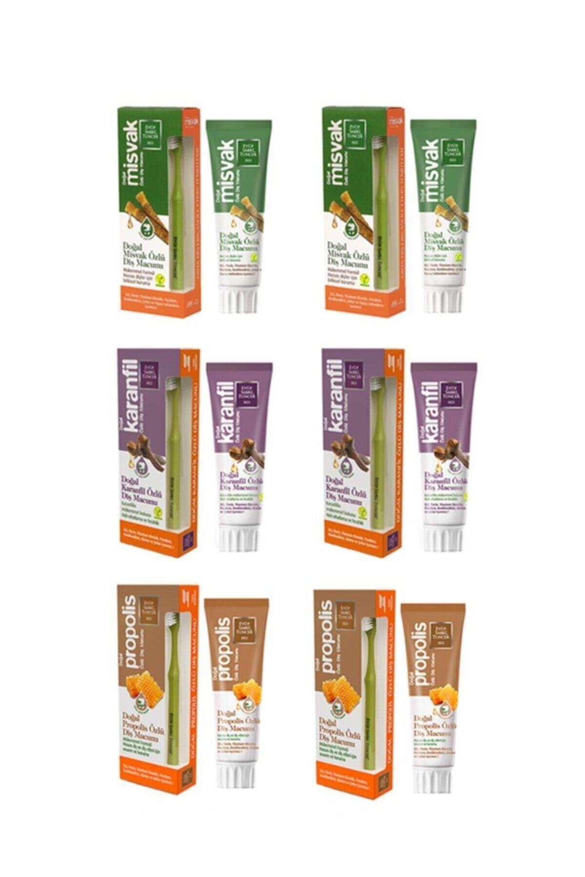 Misvak Karanfil Propolis Diş Macunu 6'lı Set
