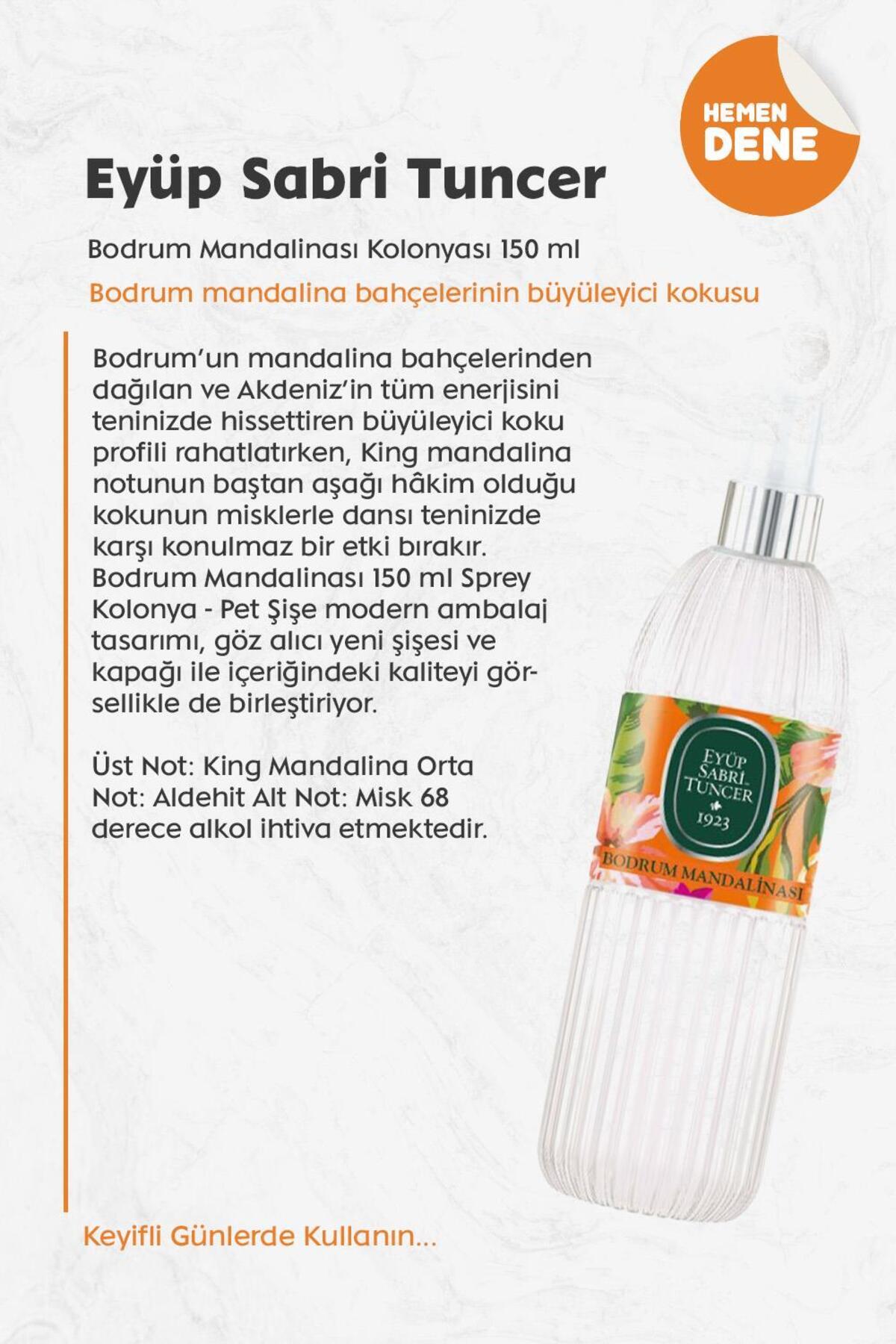Bodrum Mandalinası Kolonyası 150 ml