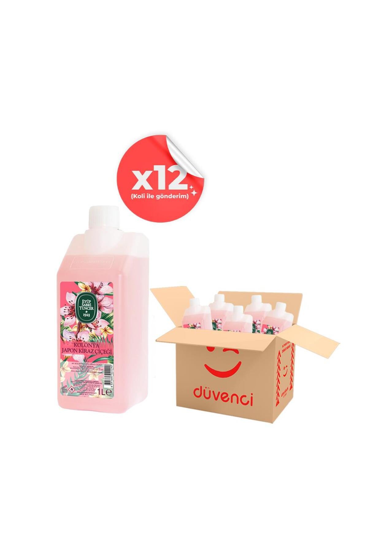 Japon Kiraz Çiçeği Kolonyası Yedek Şişe 1 lt x 12
