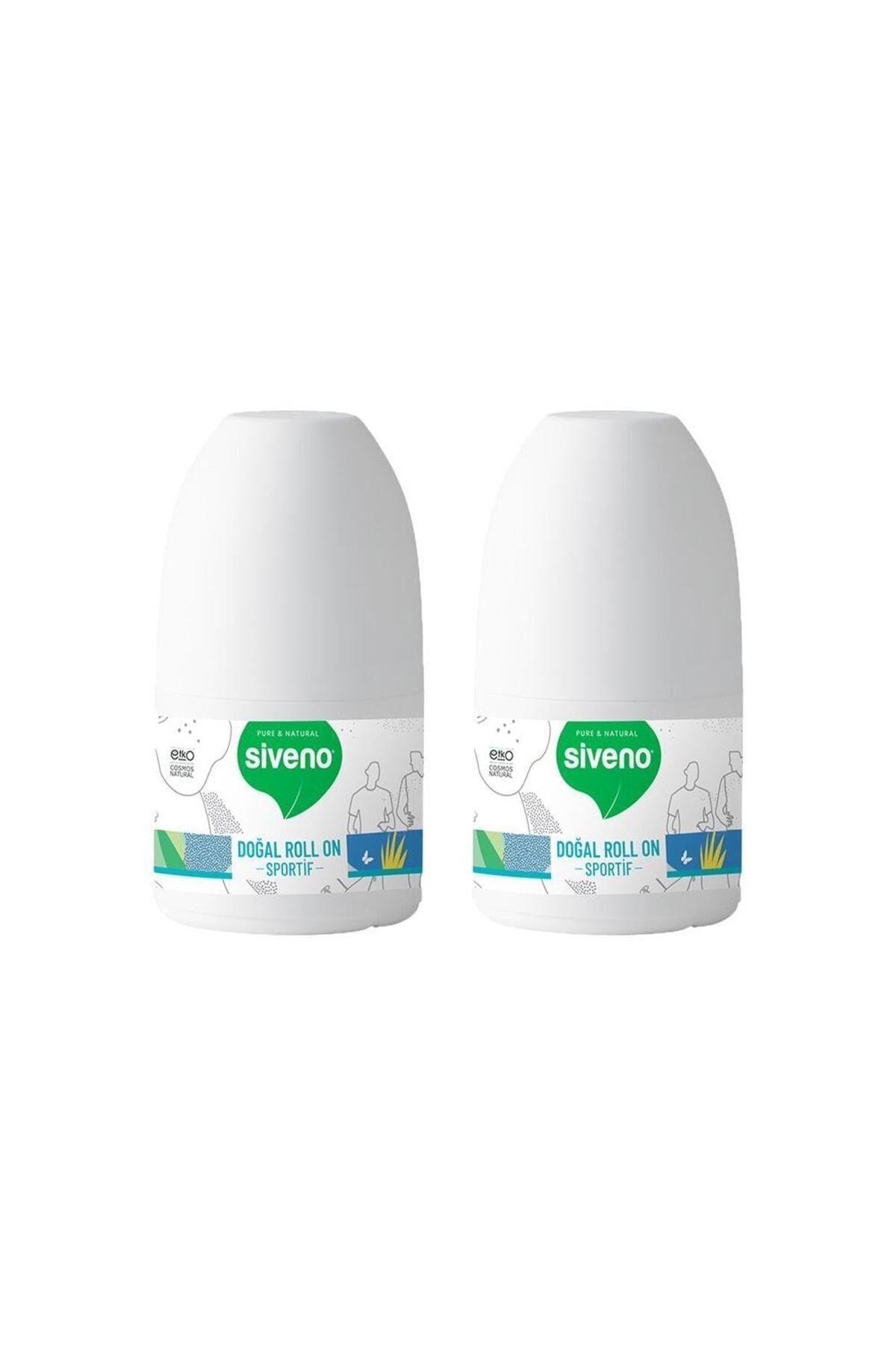 %100 Doğal Roll-On Sportif Sporcu Deodorant Ter Kokusu Önleyici Bitkisel Lekesiz 50 ml X 2 Adet