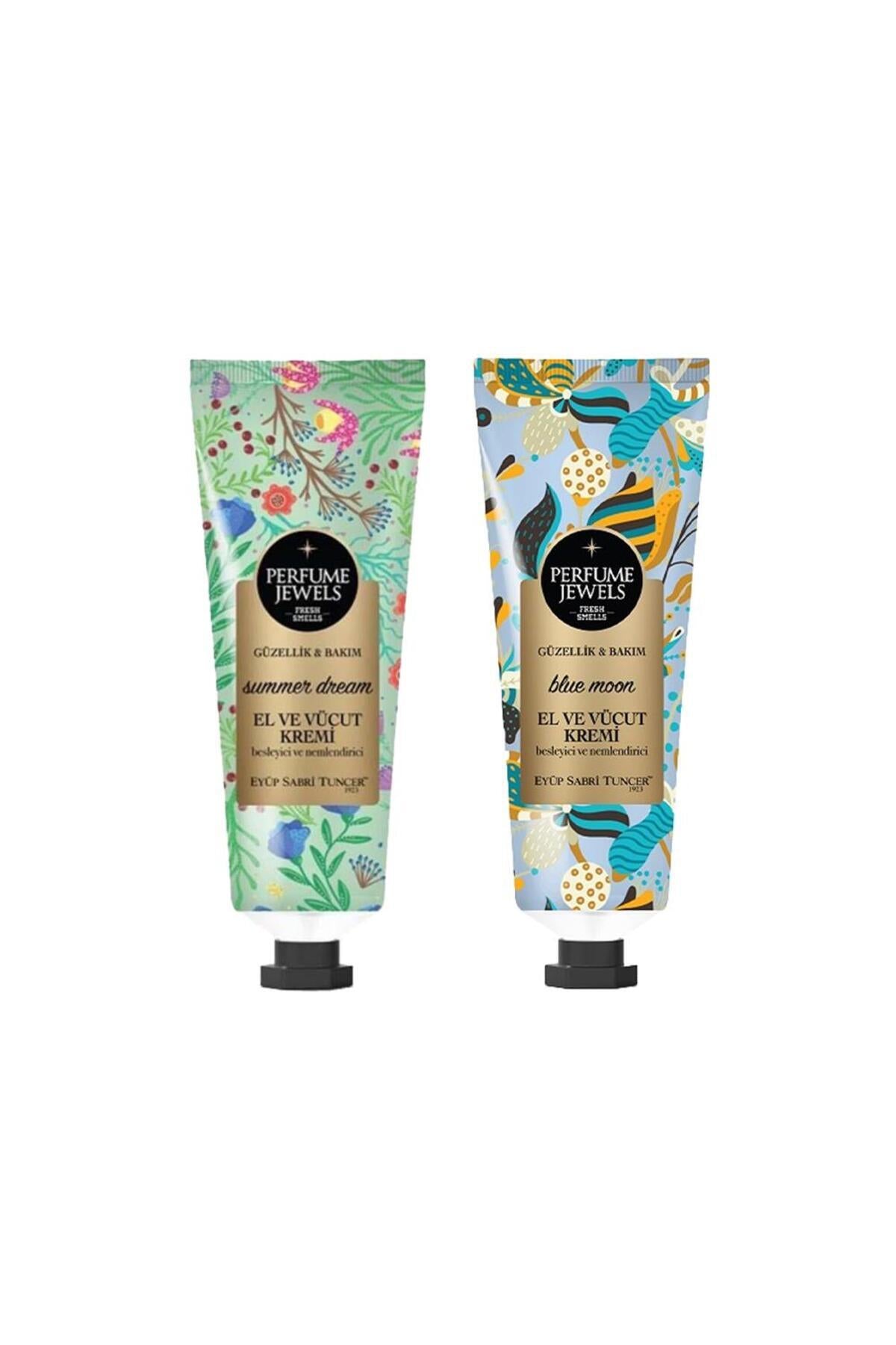 Perfume Jewels Summer Dream ve Blue Moon El Kremi 50ML