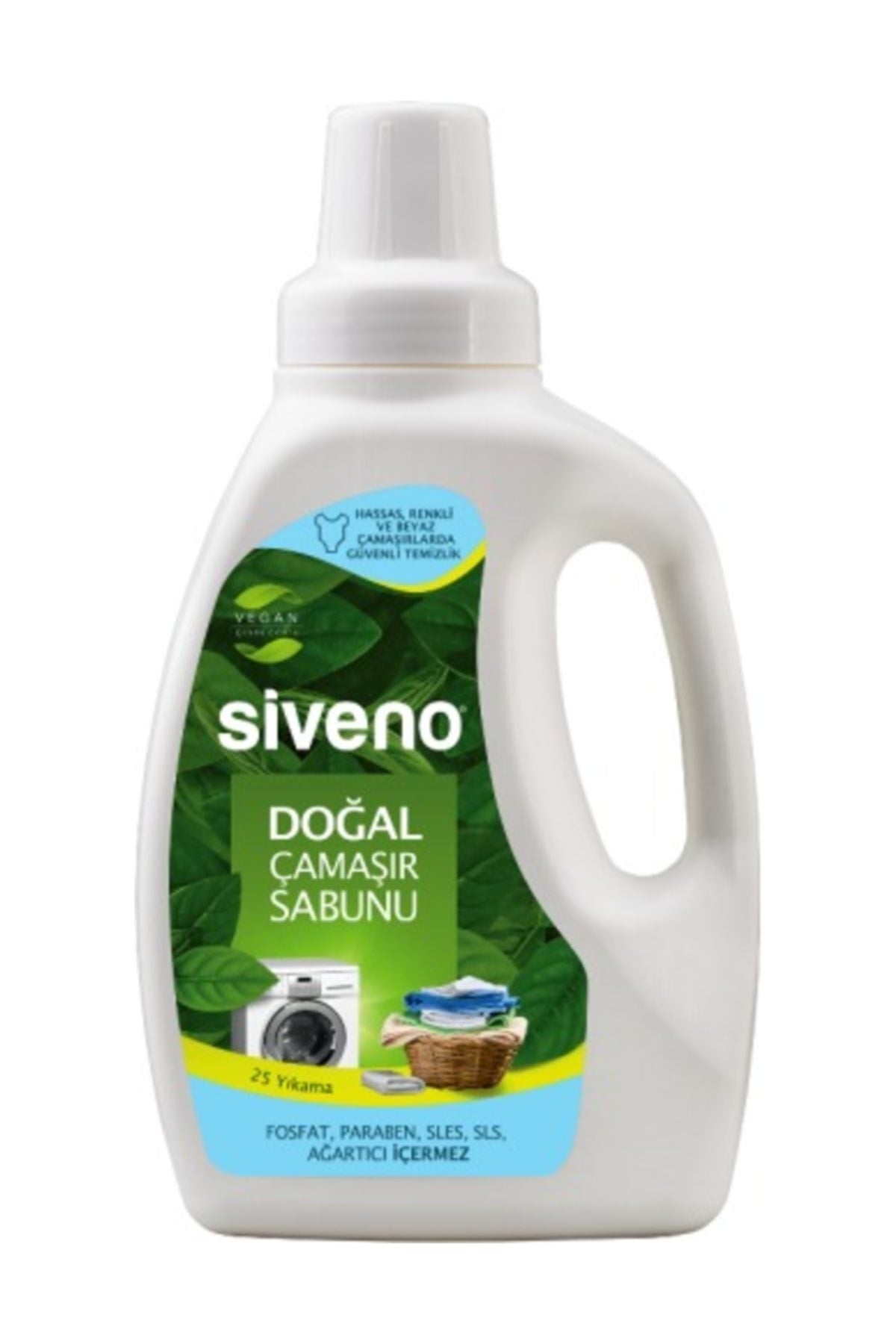 %100 Doğal Çamaşır Sabunu %100 Bitkisel Deterjan Yumuşatıcı Gerektirmez Konsantre Vegan 750 ml