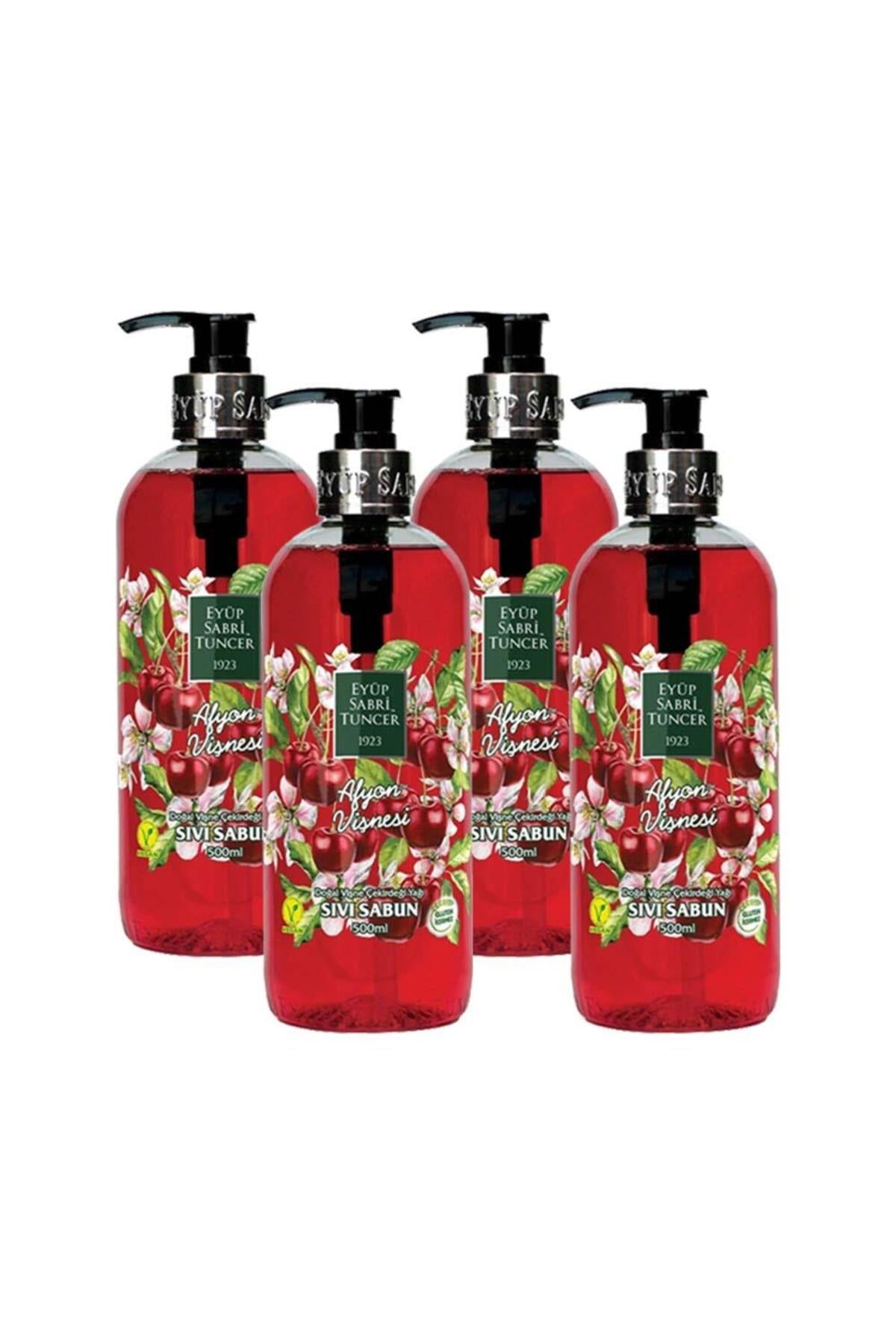 Afyon Vişnesi Sıvı Sabun 500 ml x 4