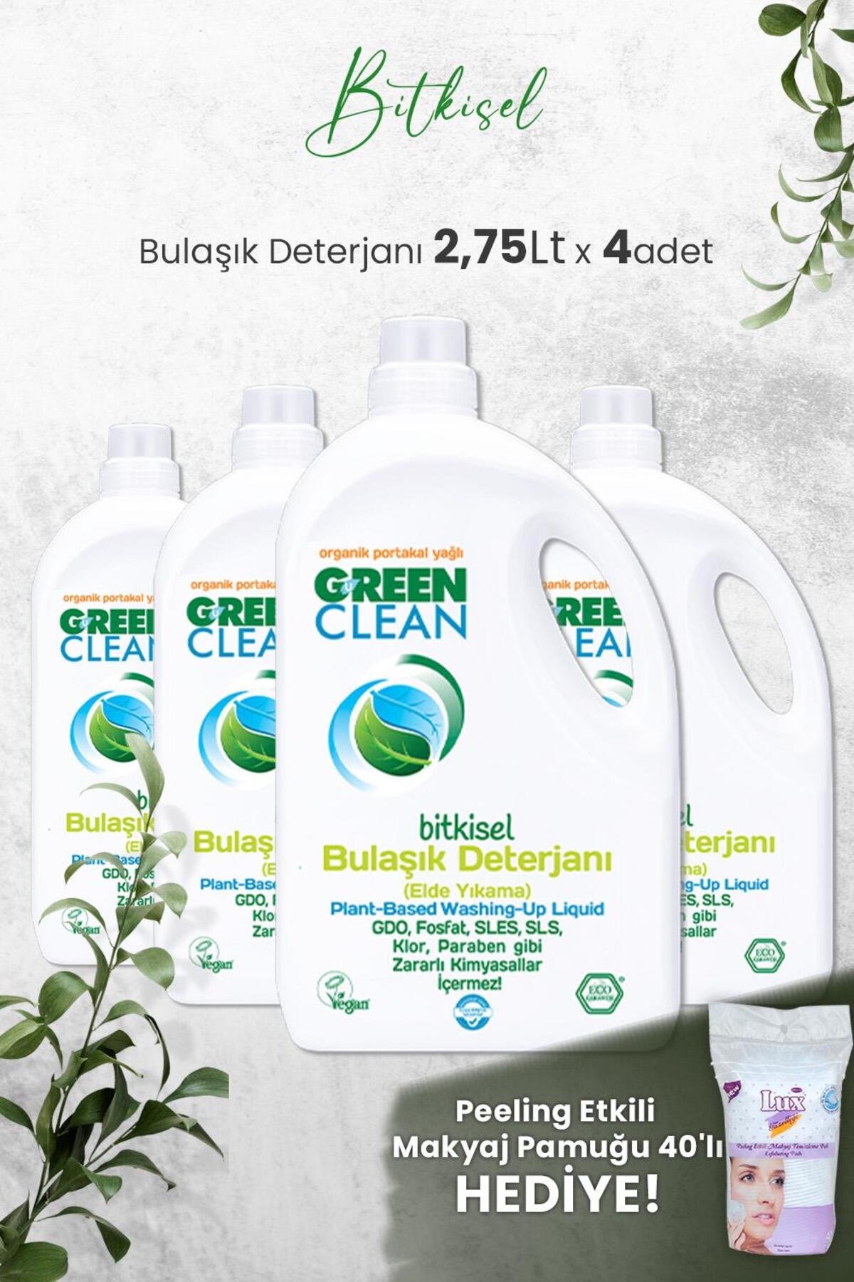 U Bitkisel Bulaşık Deterjanı 2,75 LT x 4 Adet ve Hediyeli
