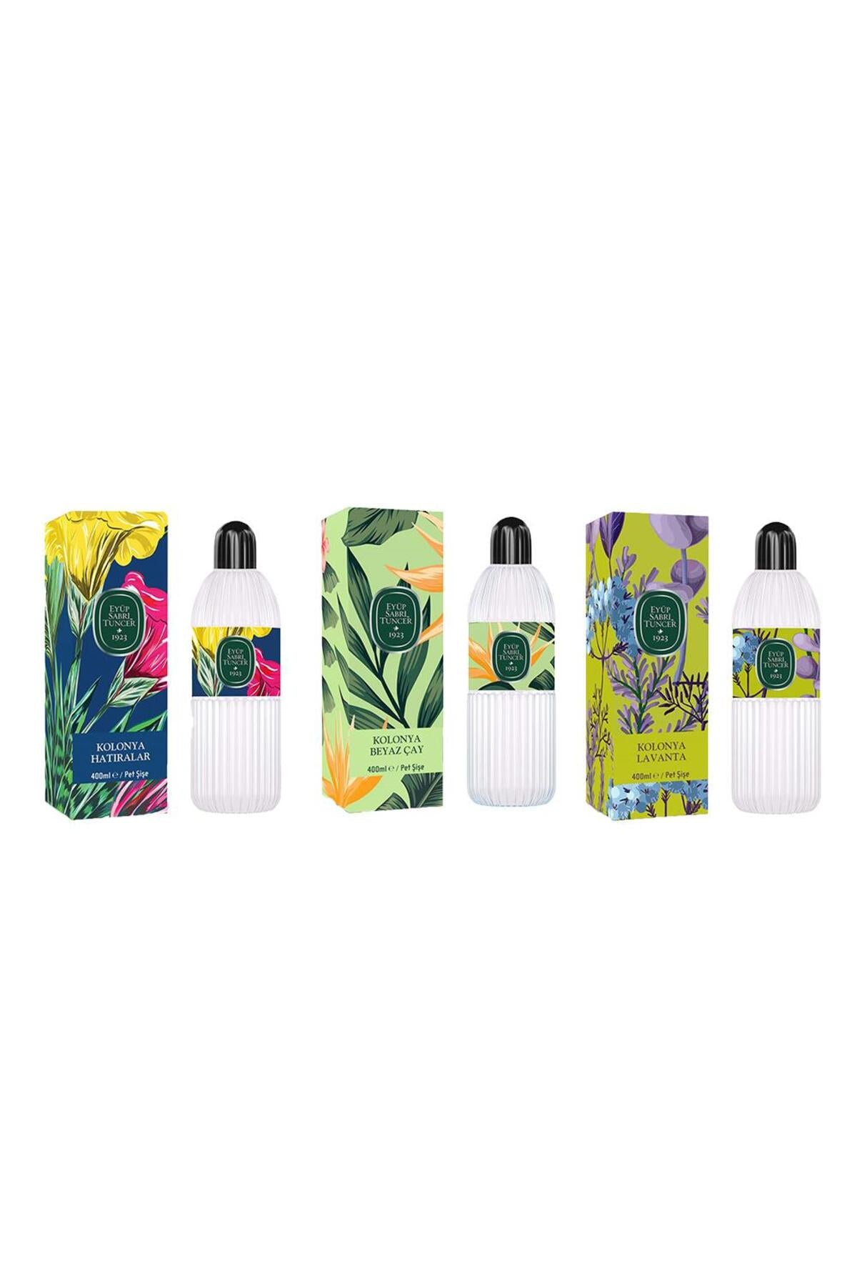 Kolonya Japon Kiraz Çiçeği, Beyaz Çay ve Lavanta Pet Şişe 400 ML