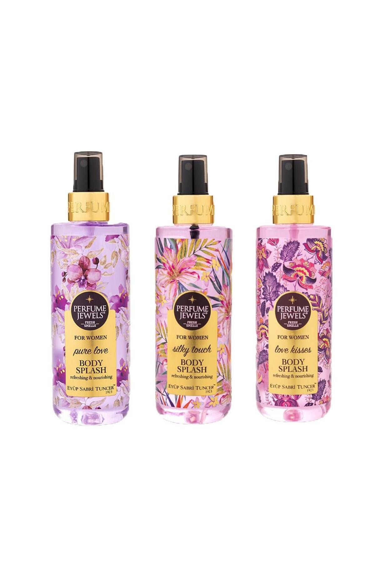 Vücut Spreyi Pure Love, Silky Touch ve Love Kisses