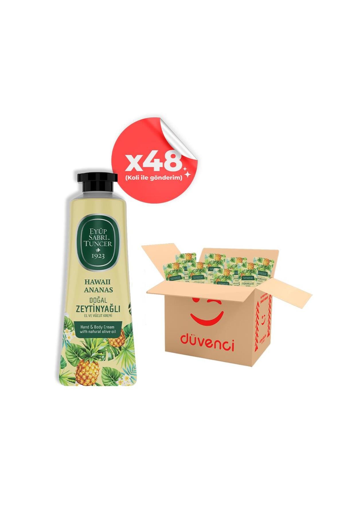 El ve Vücut Kremi Havaii Ananas 50 ml x 48
