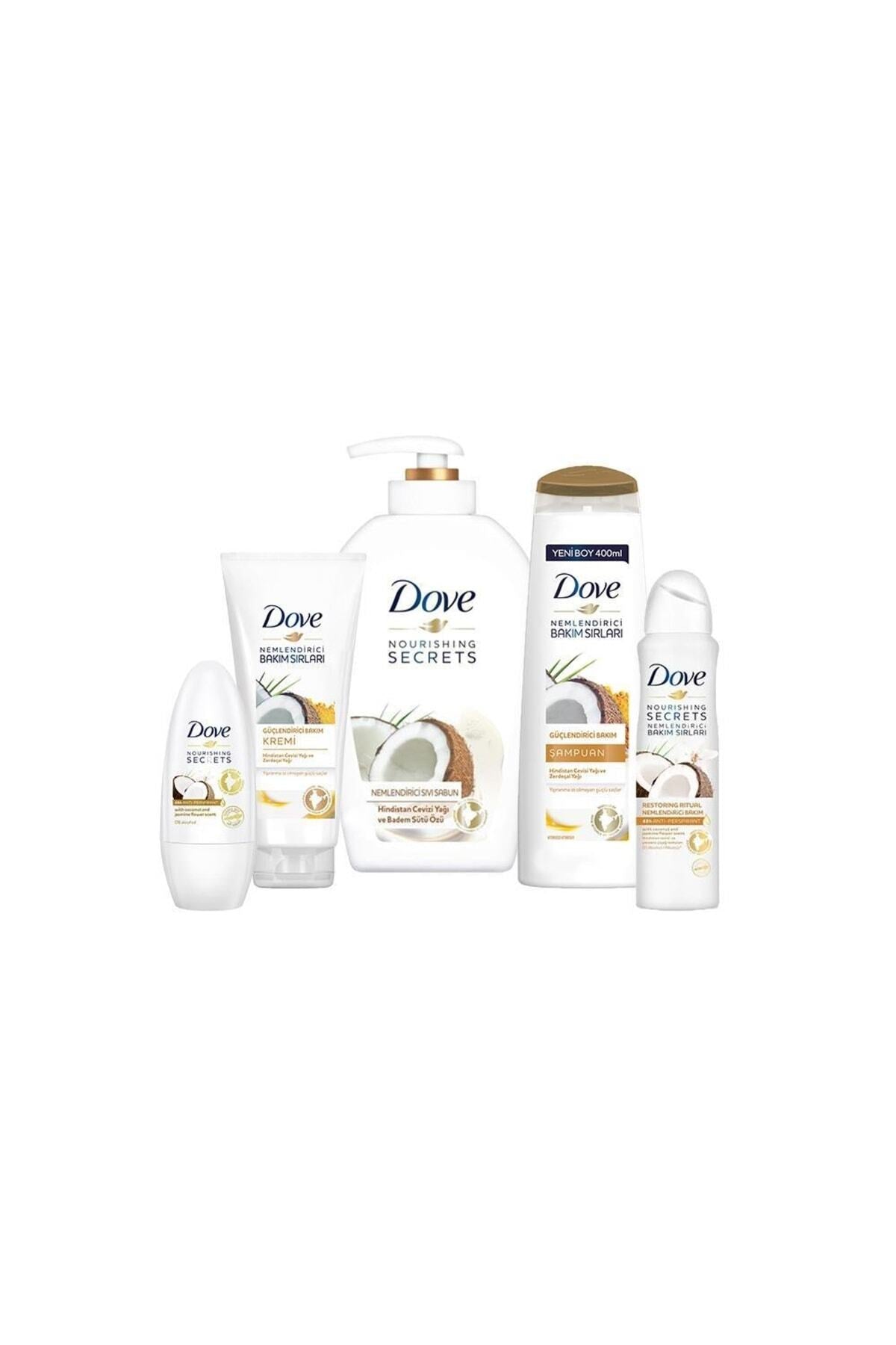 Hindistan Cevizli Sıvı Sabun, Şampuan 400 Ml - 600 Ml, Saç Kremi, Roll-on Ve Sprey Deodorant