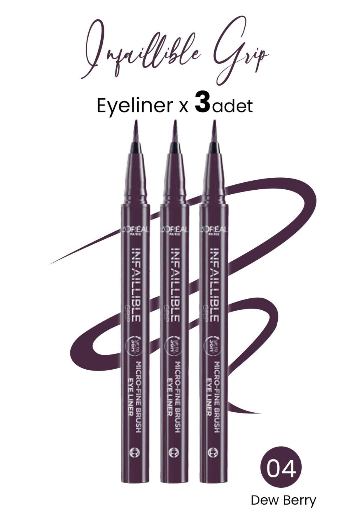 Loreal Paris Infaillible Eyeliner 04 Dew Berry x 2 Adet