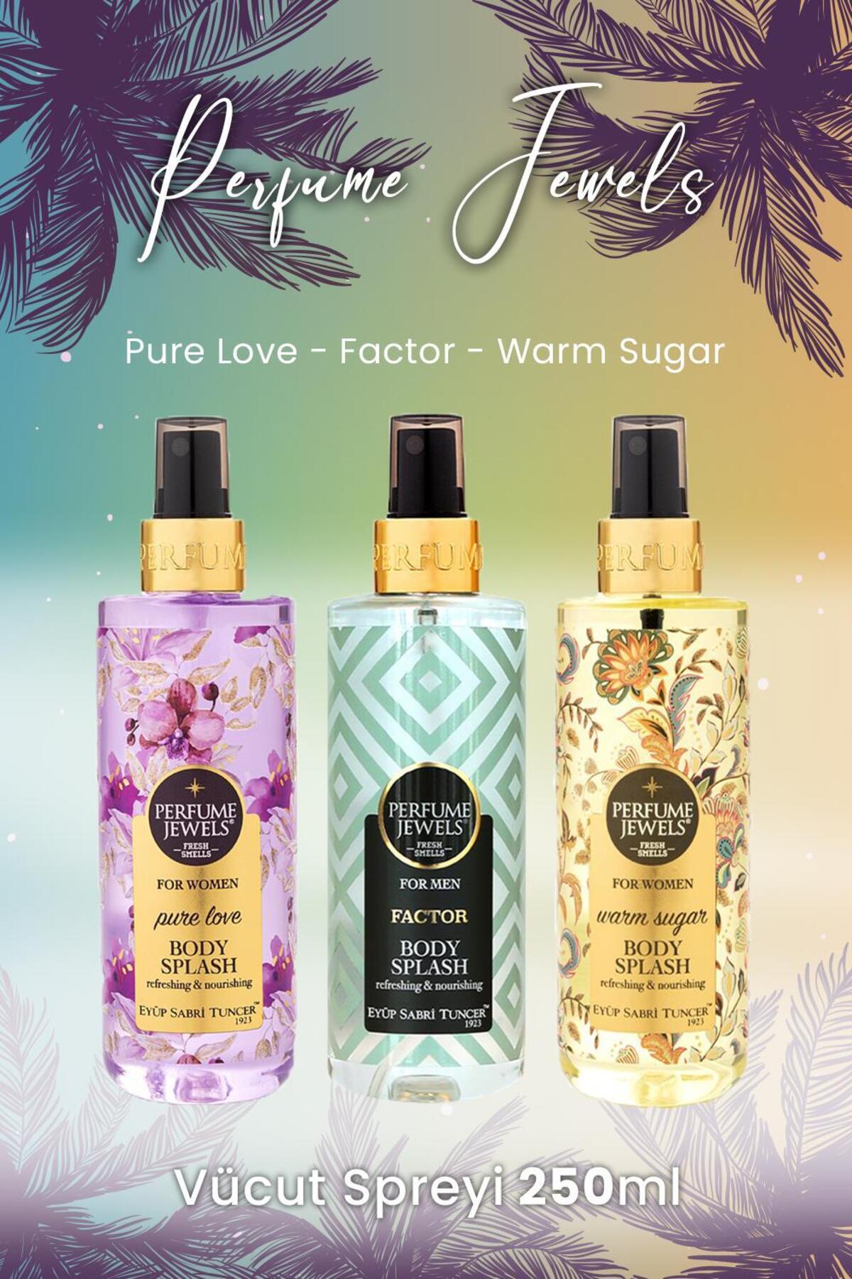 Vücut Spreyi Pure Love, Factor ve Warm Sugar
