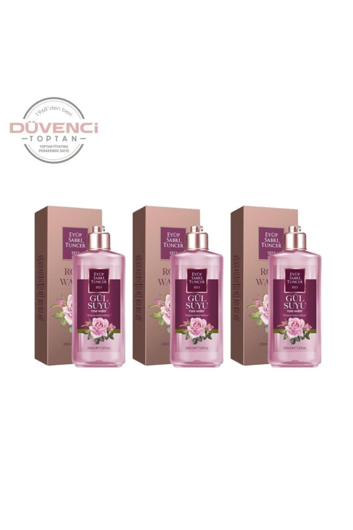 Doğal Gül Suyu 350 Ml x3 Adet