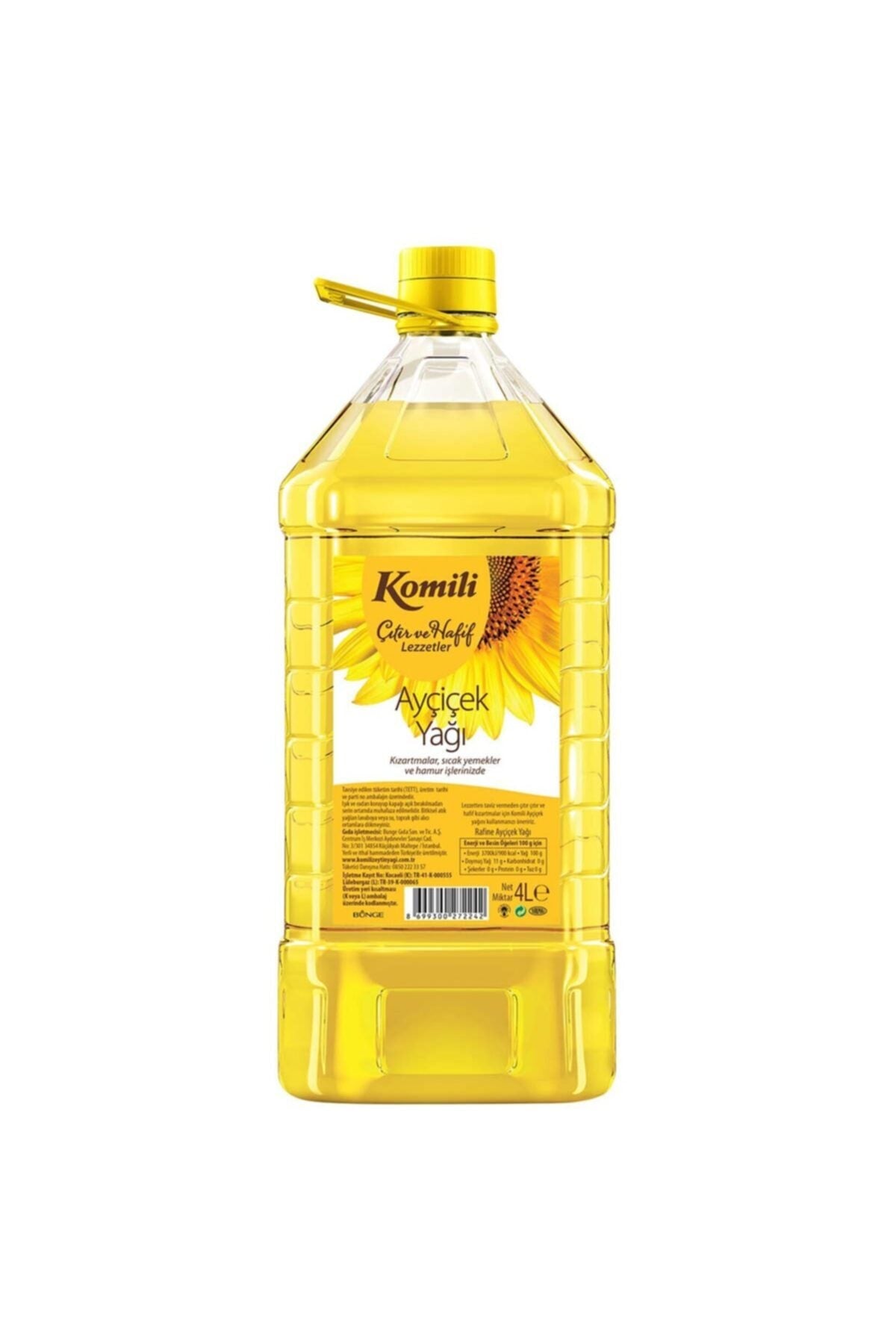 Ayçiçek Yağı 4 L Pet