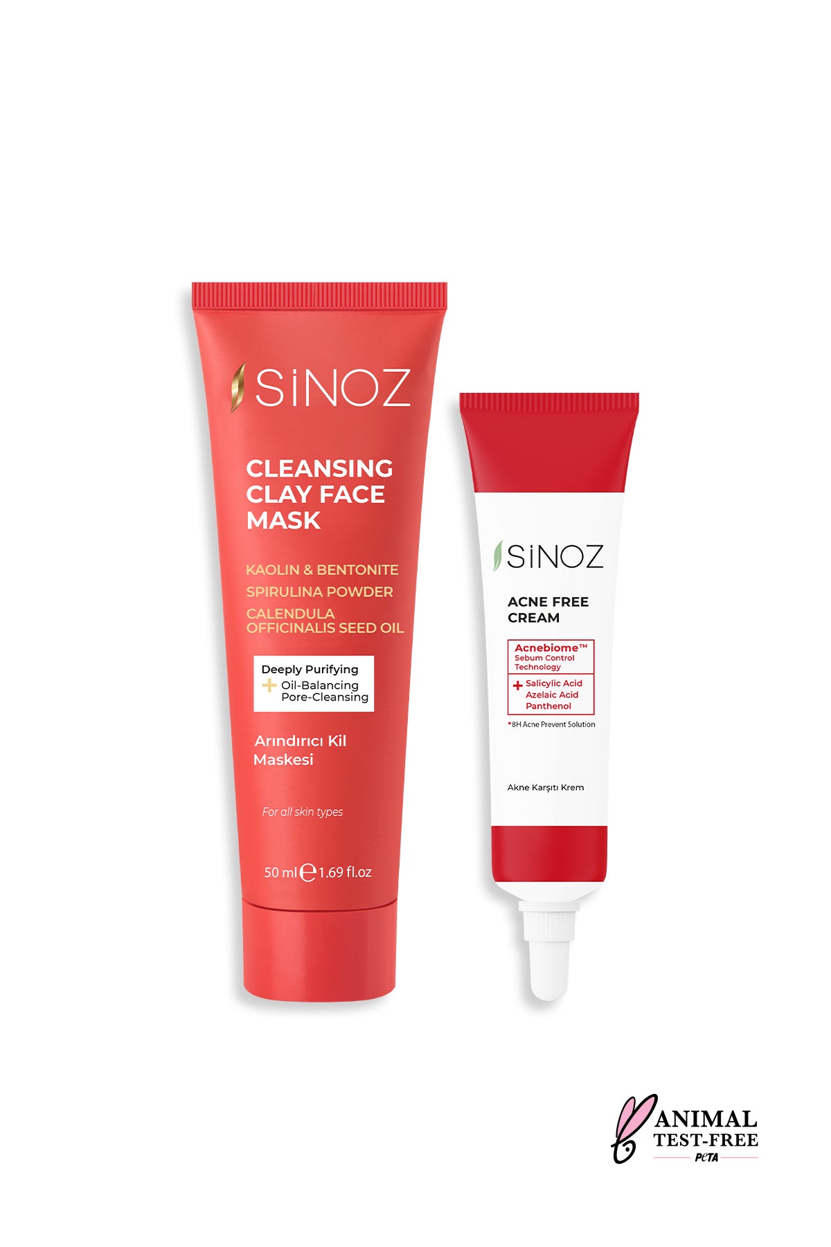 Arındırıcı Kil Maskesi + Acne Free Krem