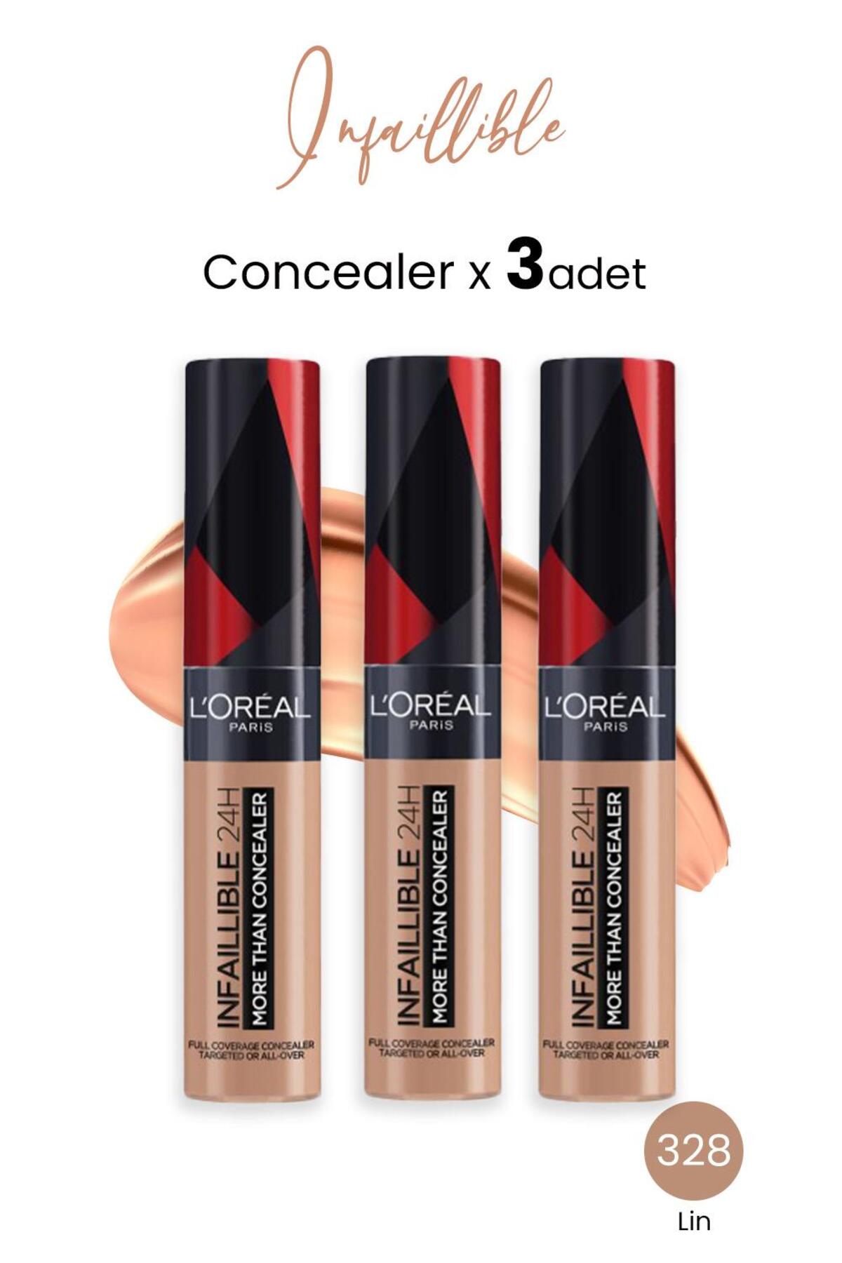 Loreal Paris Infaillible 24H More Than Concealer 328 Lin x 3 Adet