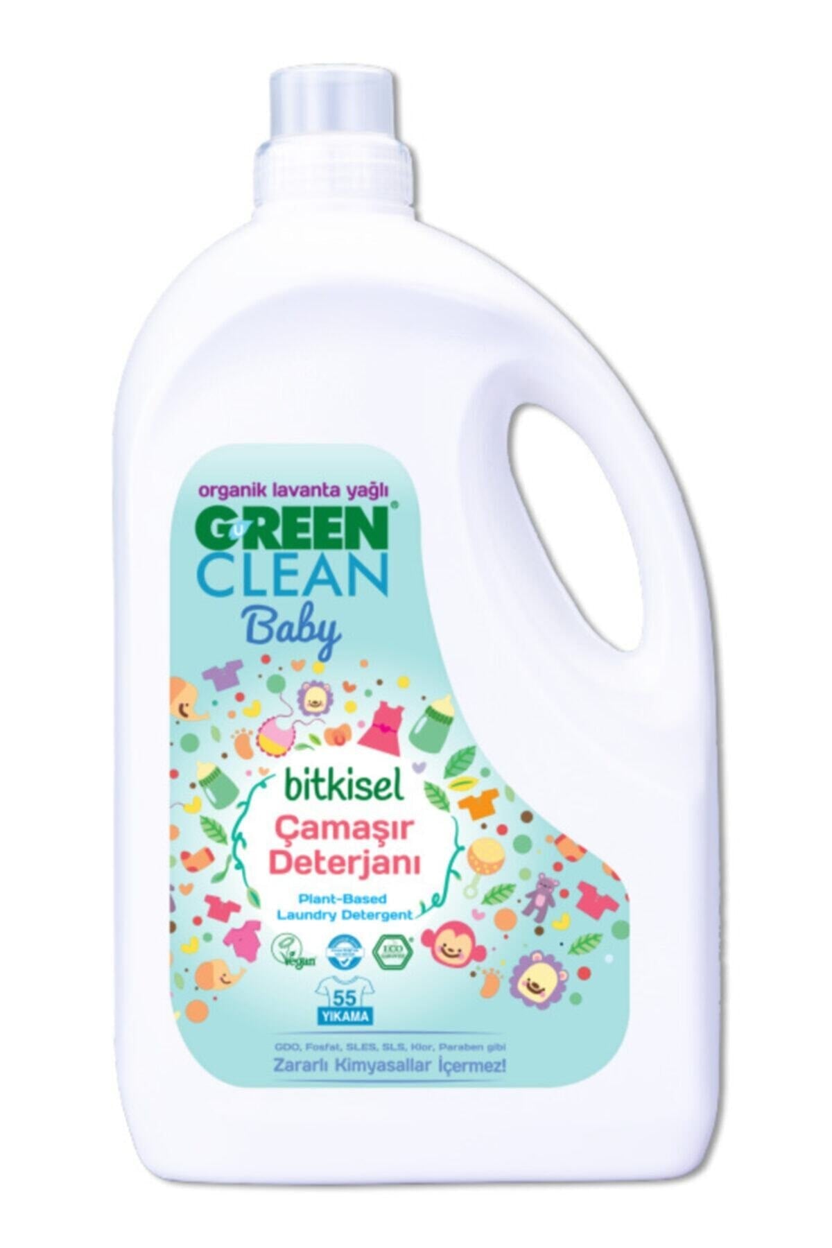Organik Lavanta Yağlı Baby Bitkisel Sıvı Çamaşır Deterjanı 2,75l