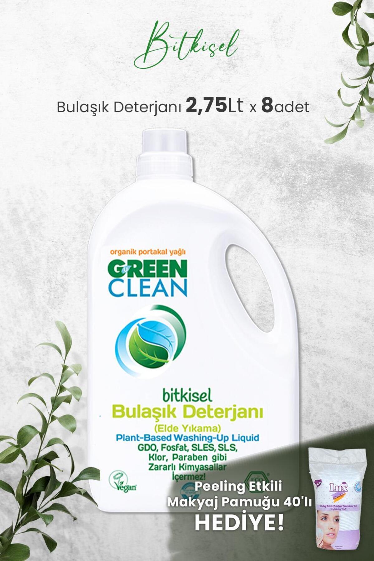U Bitkisel Bulaşık Deterjanı 2,75 LT x 8 Adet ve Hediyeli