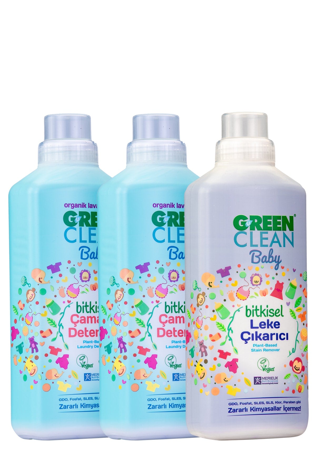 Baby Çamaşır Deterjanı 1 Lt. + Çamaşır Deterjanı 1 Lt + Leke Çıkarıcı 1 Lt. 3' lü Set