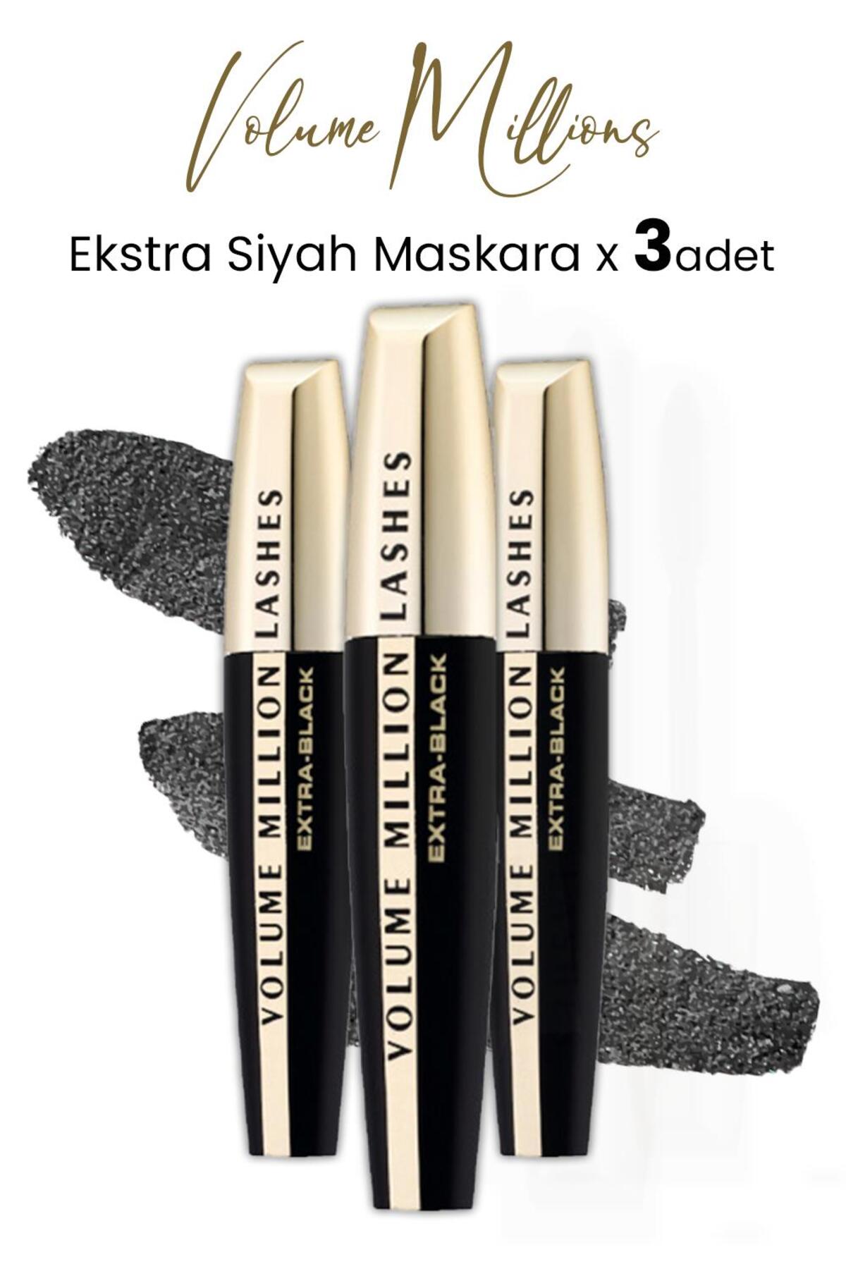 Volume Millions Lashes Maskara Ekstra Siyah X 3 Adet