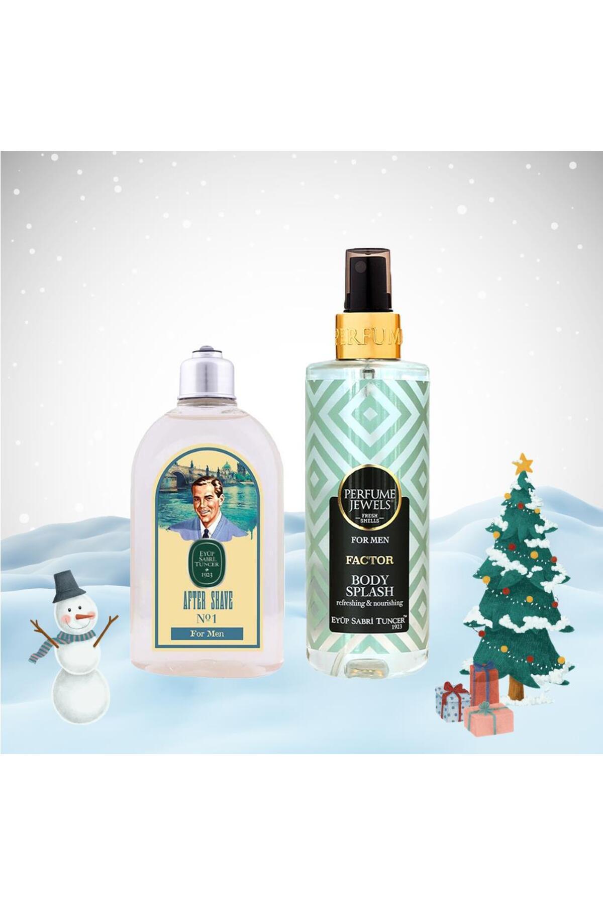 Yılbaşı Paketi Erkek Body Splash Factor 250 ml ve Tıraş Kolonyası No:1