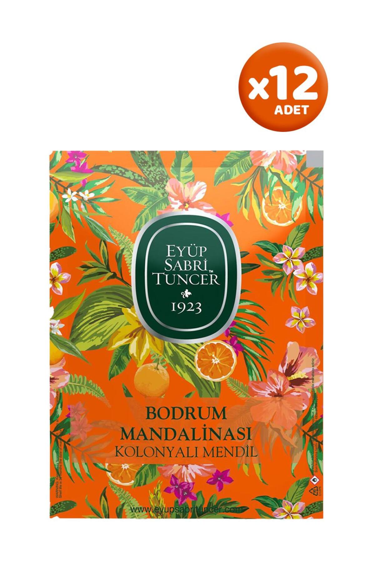 Bodrum Mandalinası Kolonyalı Mendil 50'li x 12 Adet