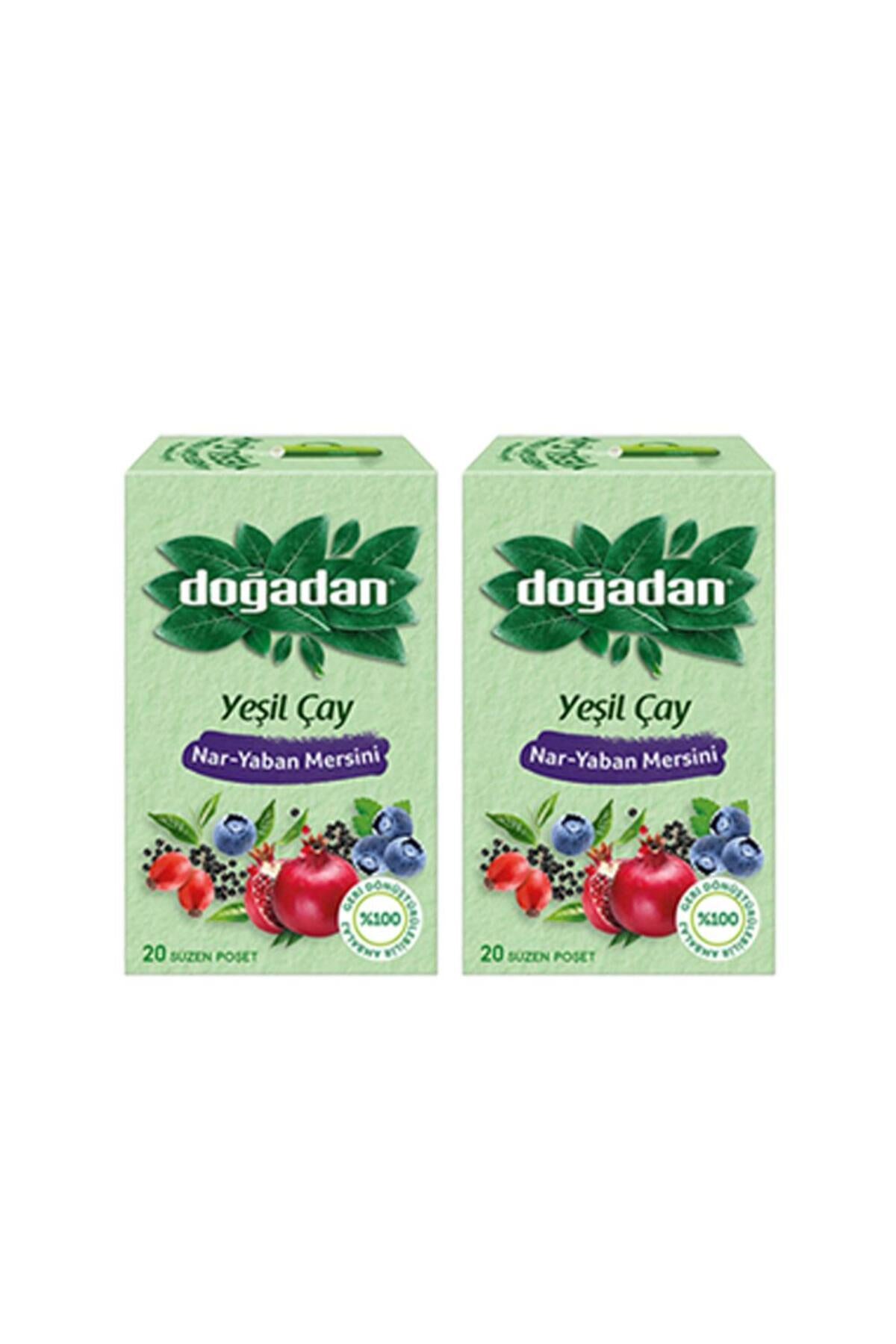 Yeşil Çay Nar Yaban Mersini 20'li x 2 Adet