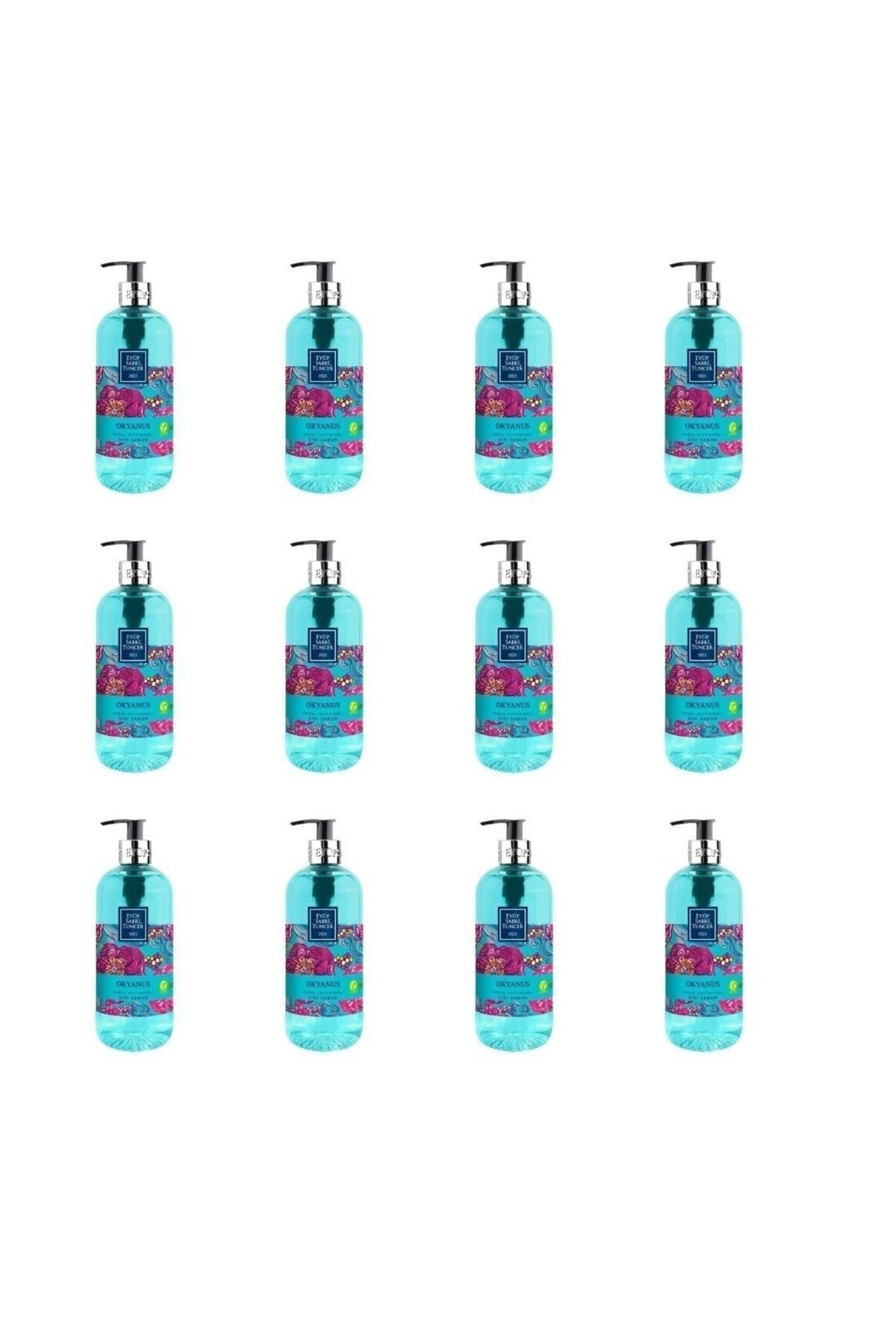 Doğal Zeytinyağlı Okyanus Sıvı Sabun X12 500 ml