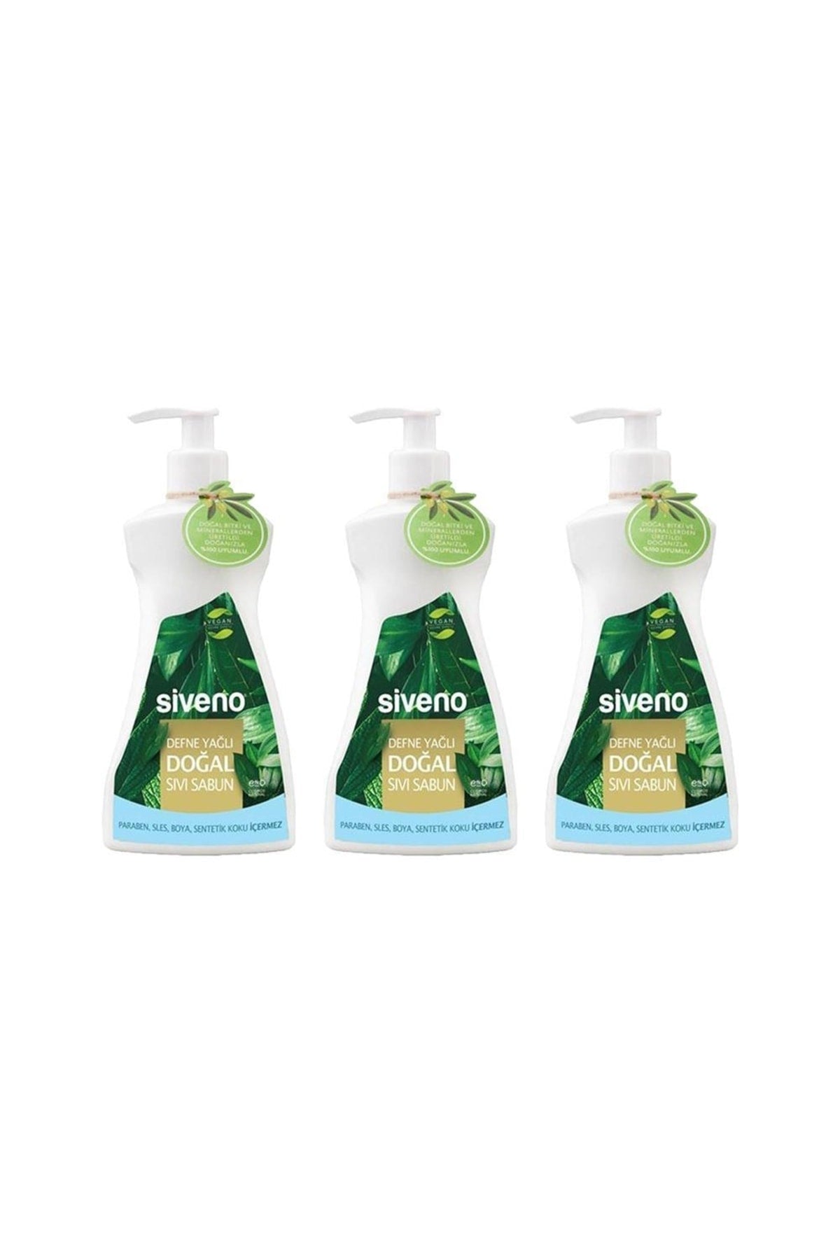 Defne Yağlı Doğal Sıvı Sabun 300 ml X 3