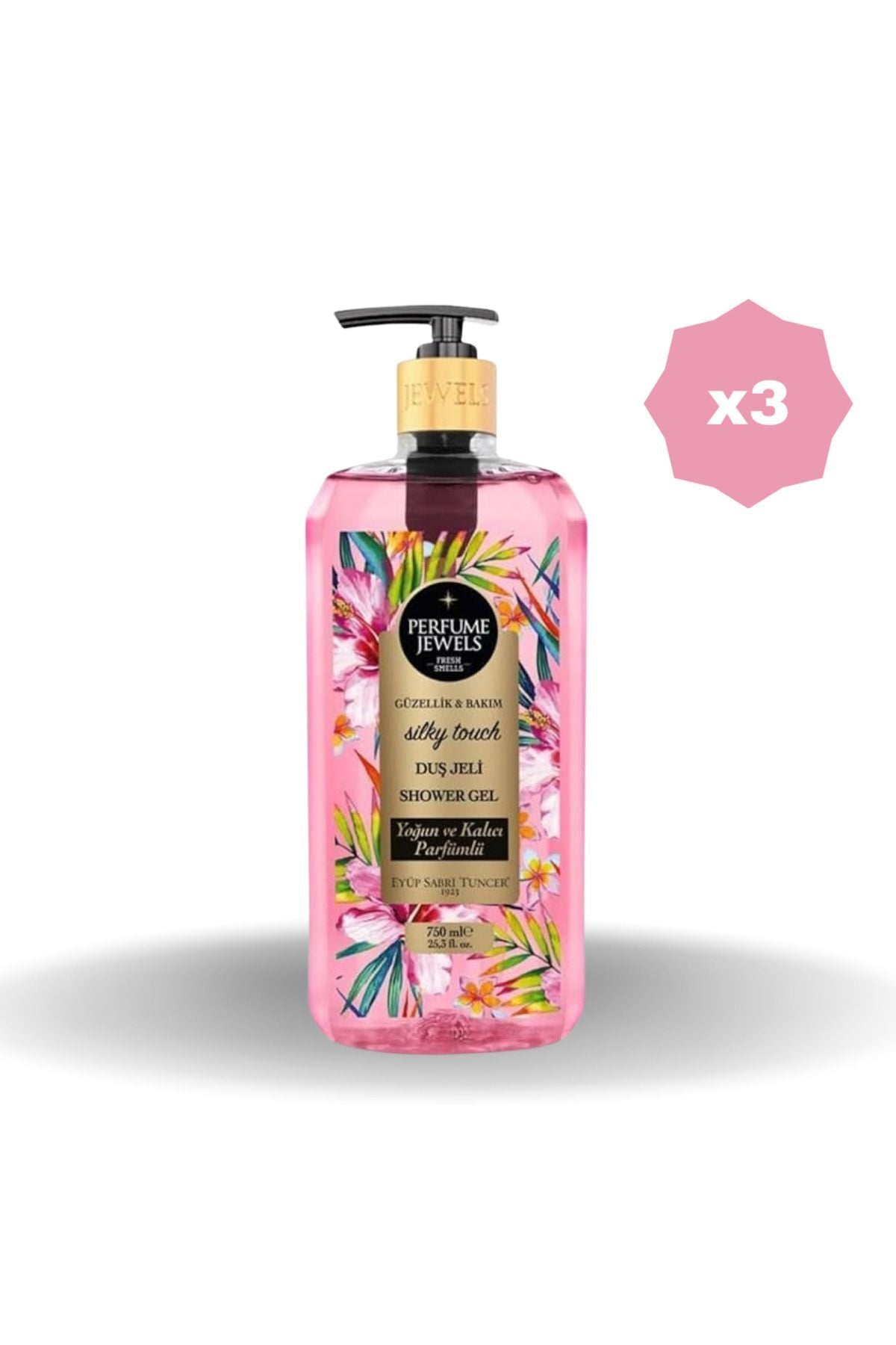 Silky Touch Duş Jeli Pet Şişe 750 ML - (3 ADET)