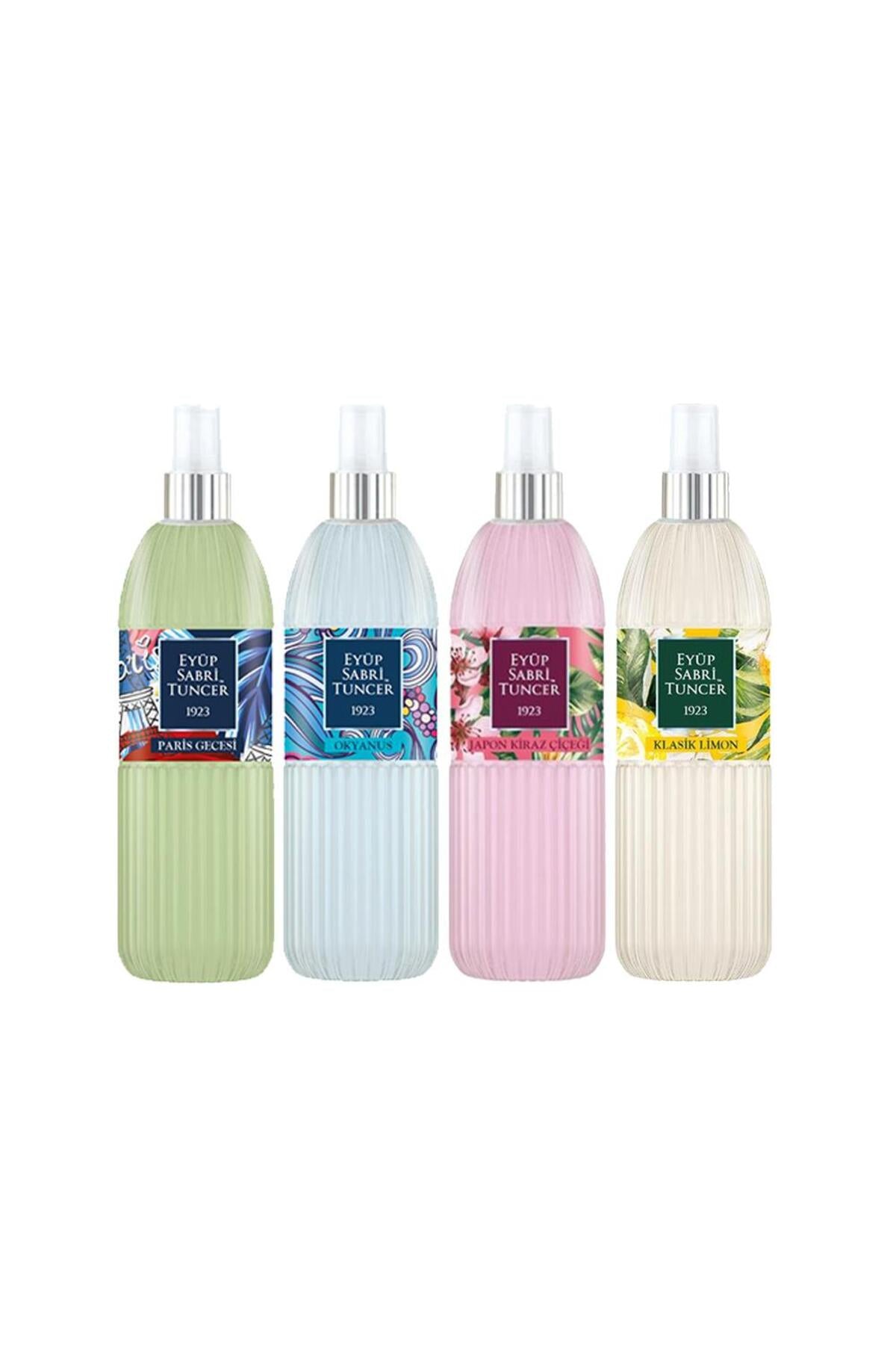 Kolonya Seti, Paris Gecesi, Okyanus, Japon Kiraz Çiçeği, Klasik Limon 150 ml