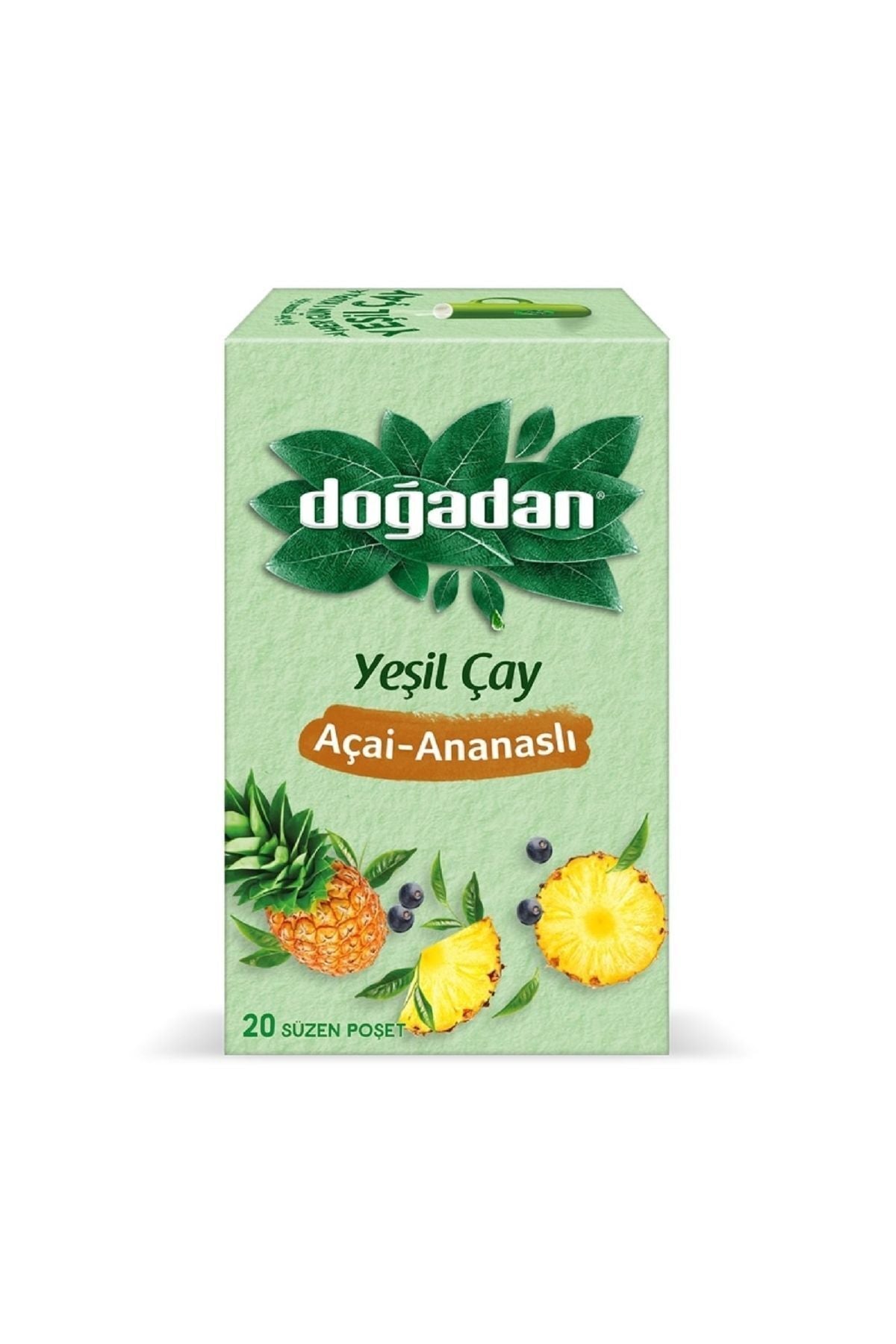 Yeşil Çay Açai Ananaslı Bardak Poşet Çay