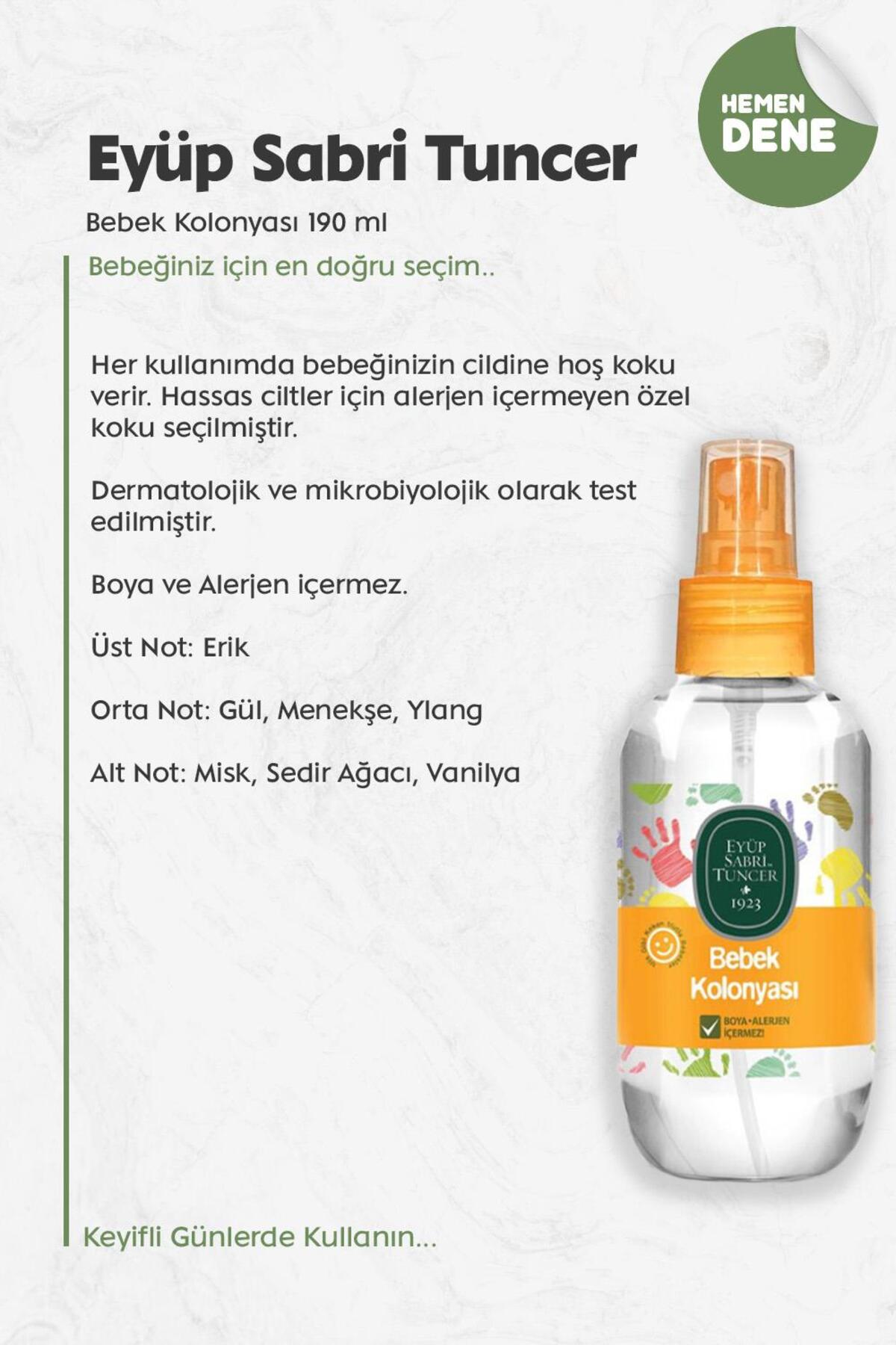 Bebek Kolonyası 190 ml