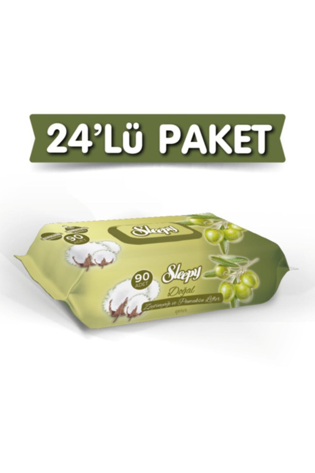Zeytinyağlı Islak Bebek Havlusu 90x24